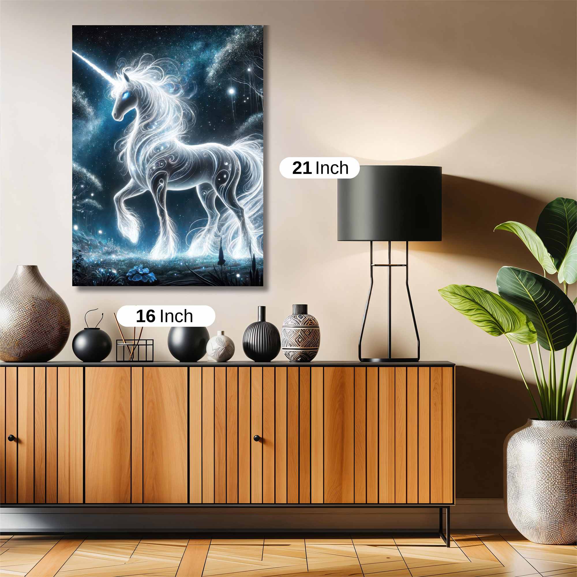Luminous Unicorn Safe Wall Magnetic / M