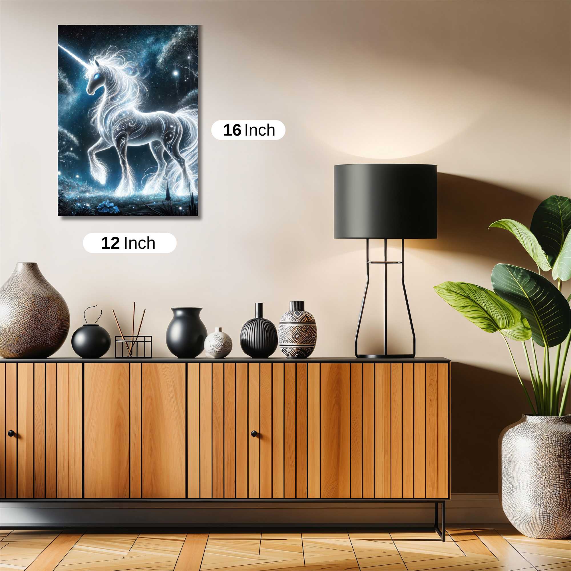 Luminous Unicorn Safe Wall Magnetic / M