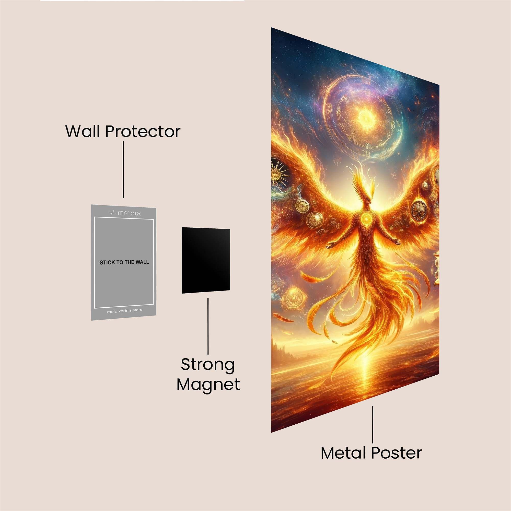 Phoenix Ascension Safe Wall Magnetic / M