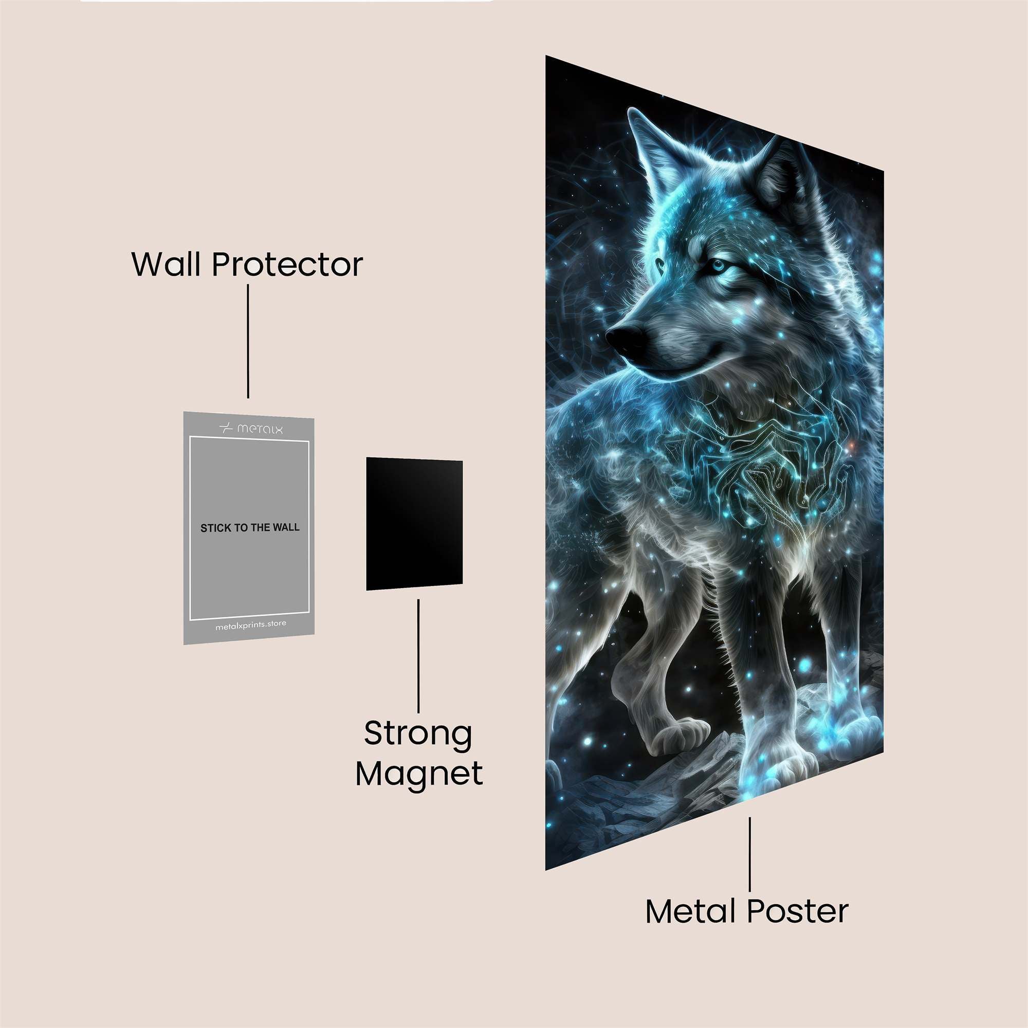 Cosmic Serenity Safe Wall Magnetic / M