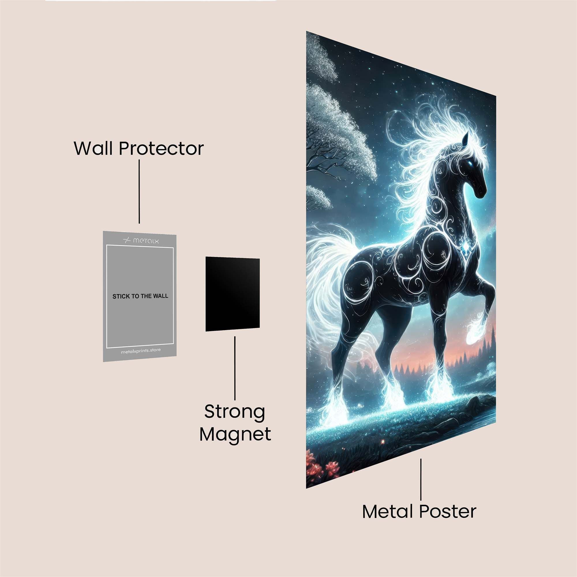 Mystic Radiance Safe Wall Magnetic / M