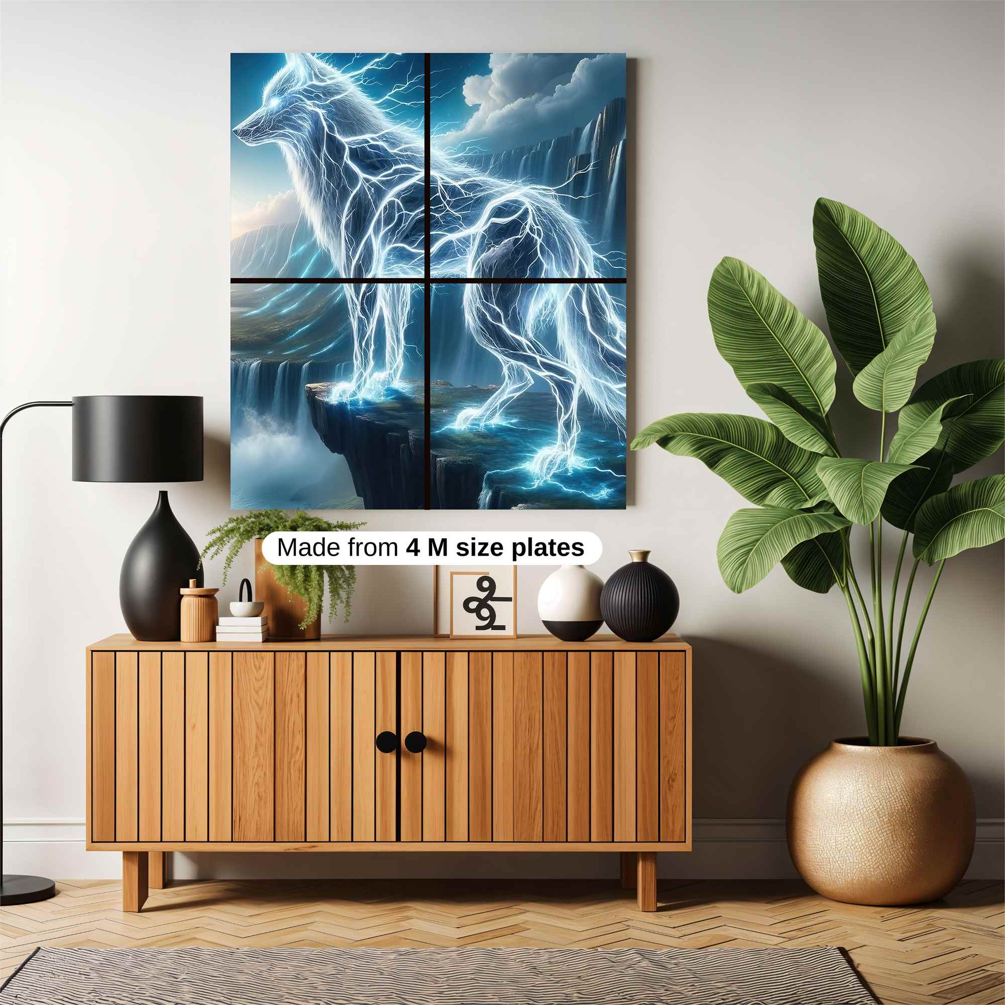 Thunder Wolf Safe Wall Magnetic / M