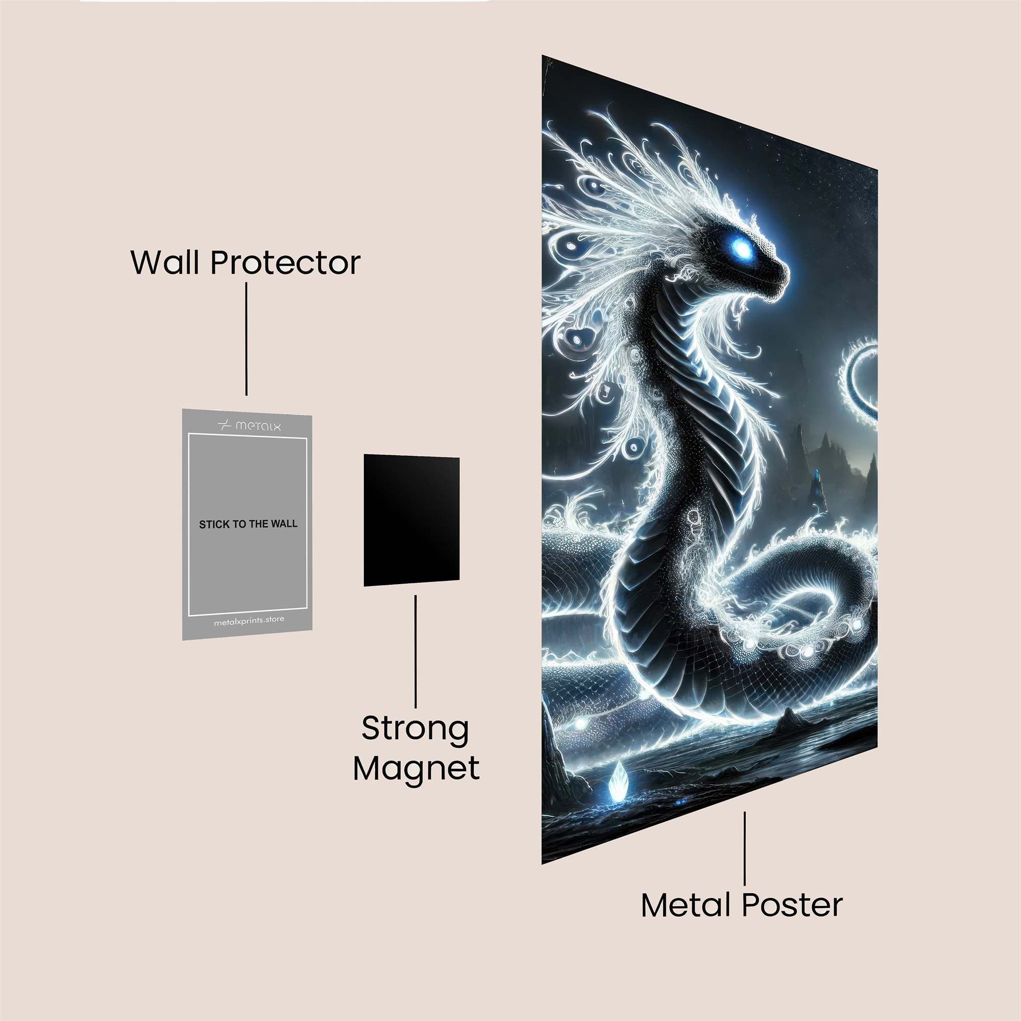 Lunar Serpent Safe Wall Magnetic / M