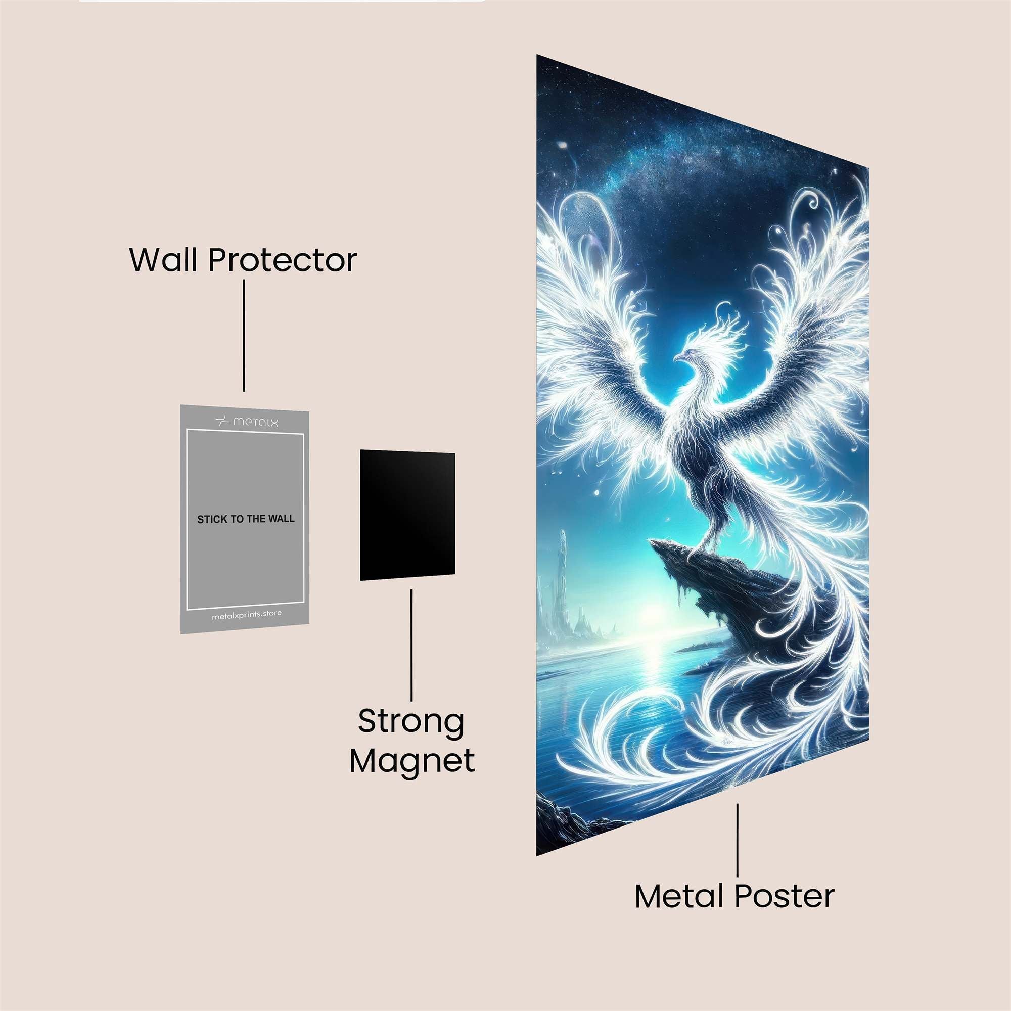 Phoenix Radiant Safe Wall Magnetic / M