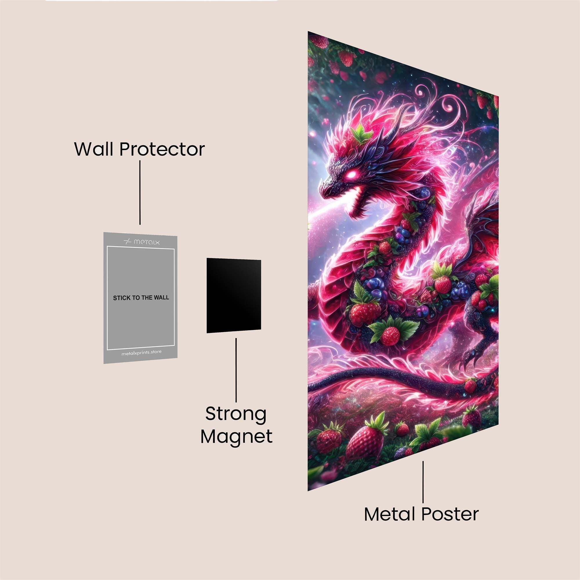 BerryBliss Safe Wall Magnetic / M