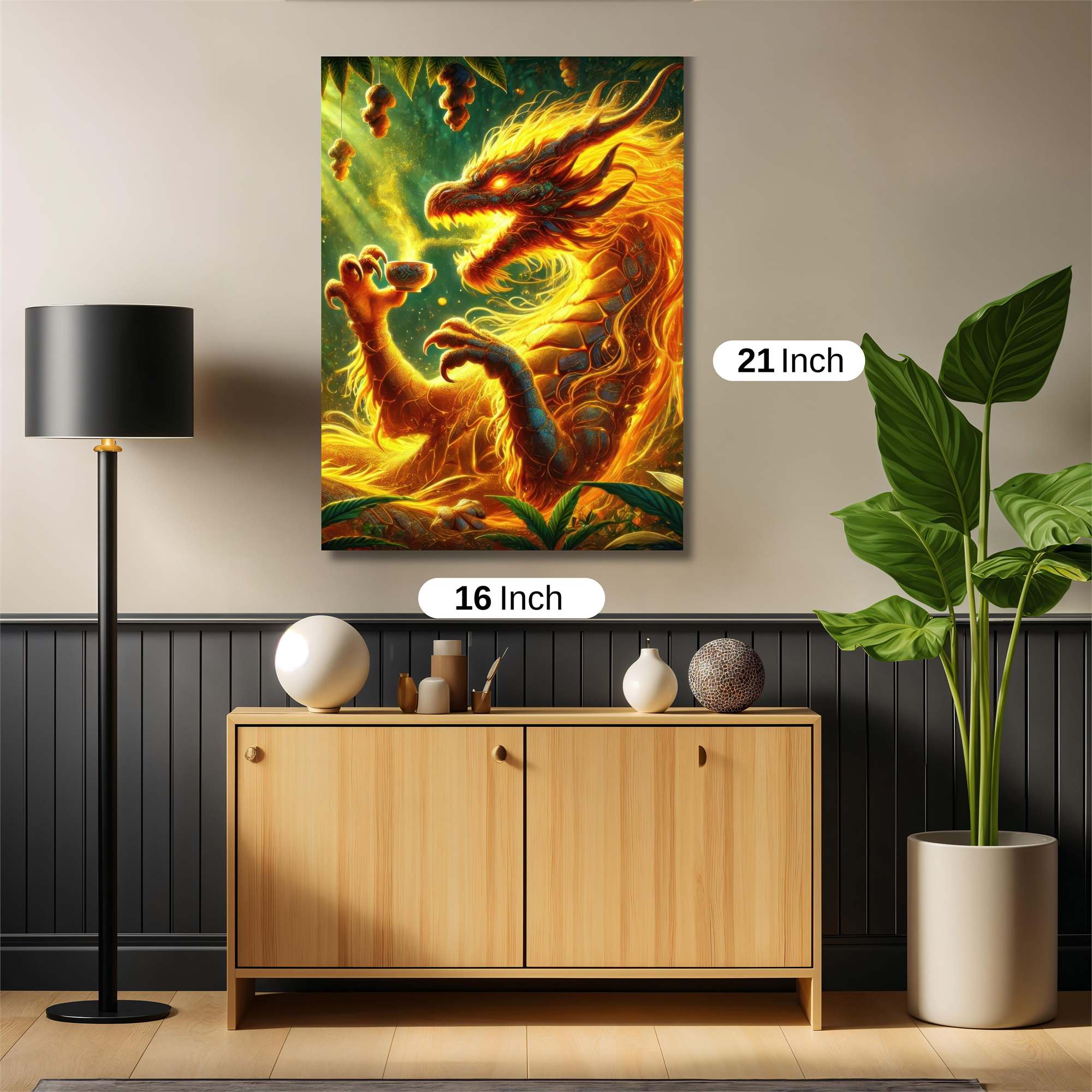 Dragon Whimsy Safe Wall Magnetic / M