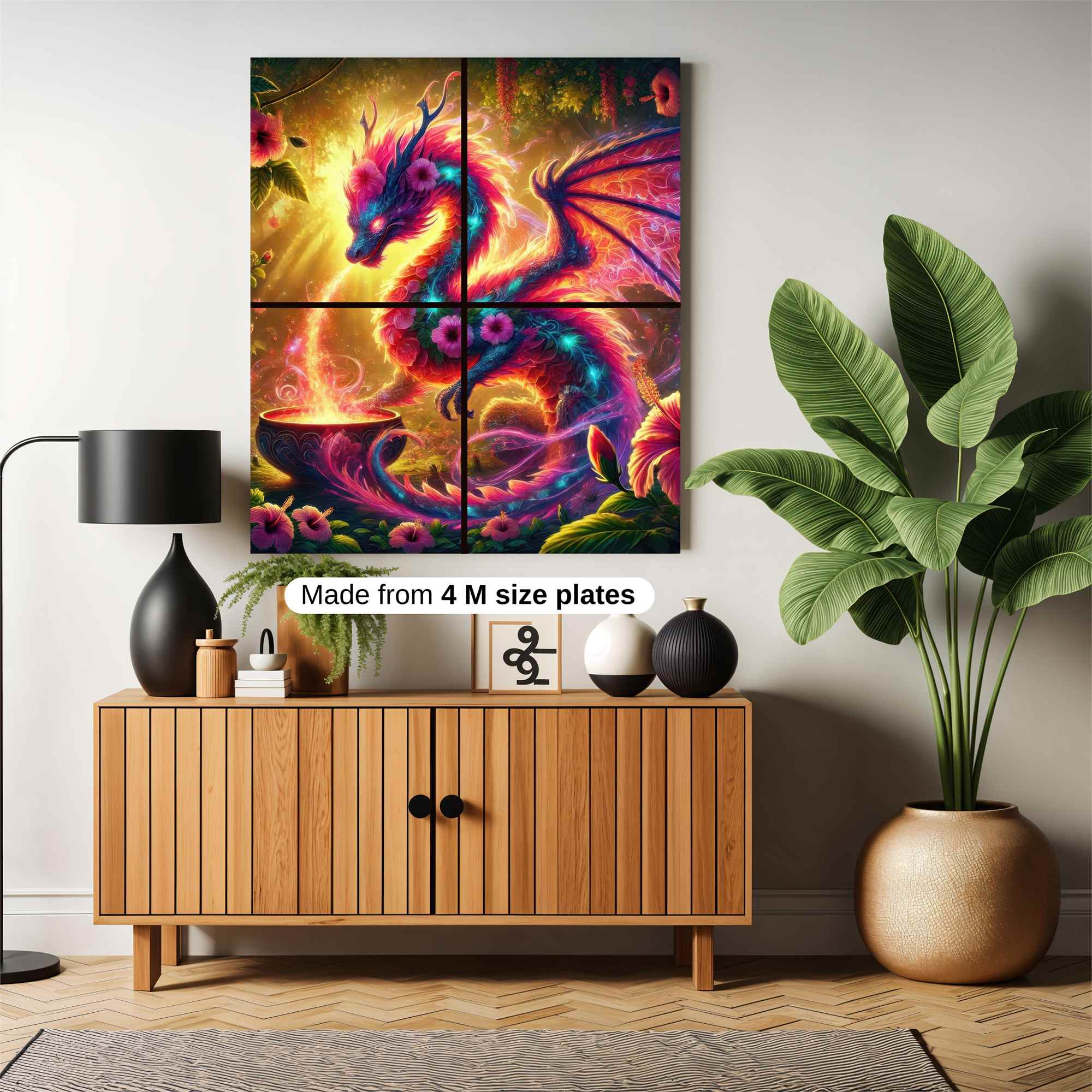 FloralDragon Safe Wall Magnetic / M
