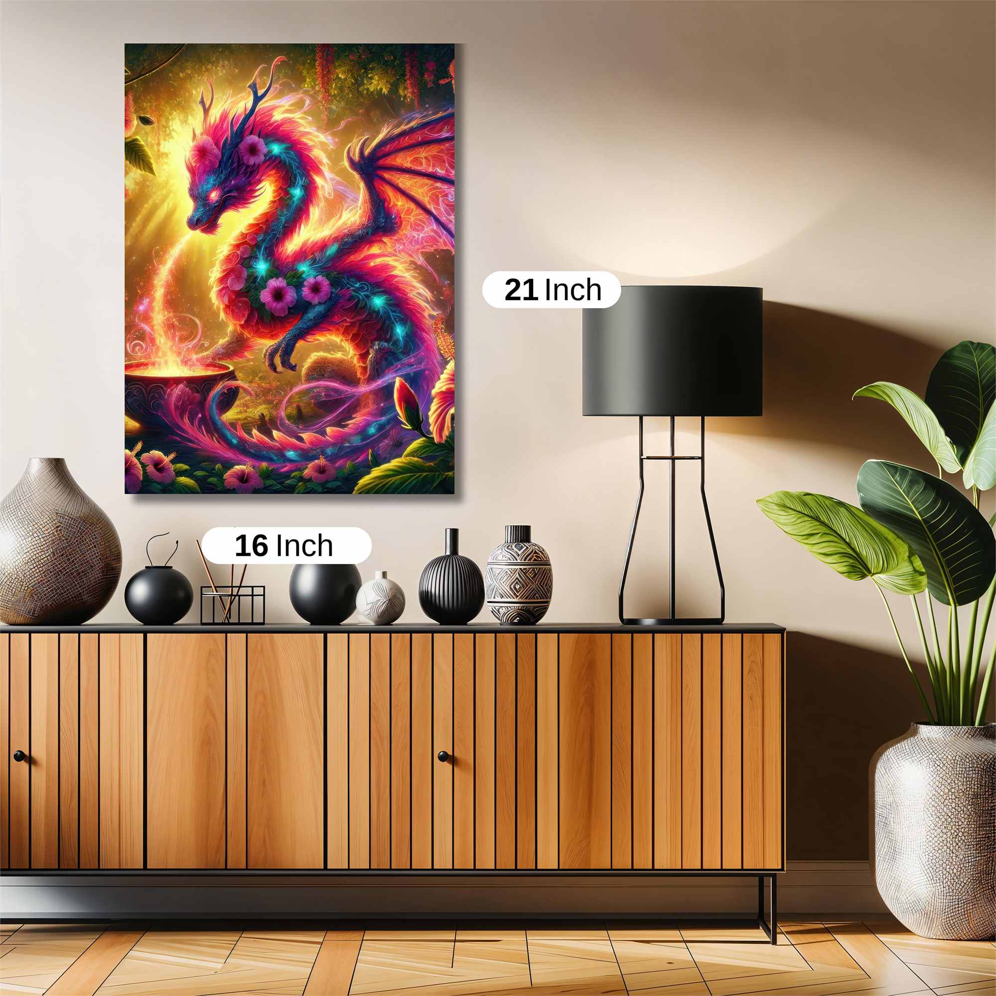 FloralDragon Safe Wall Magnetic / M