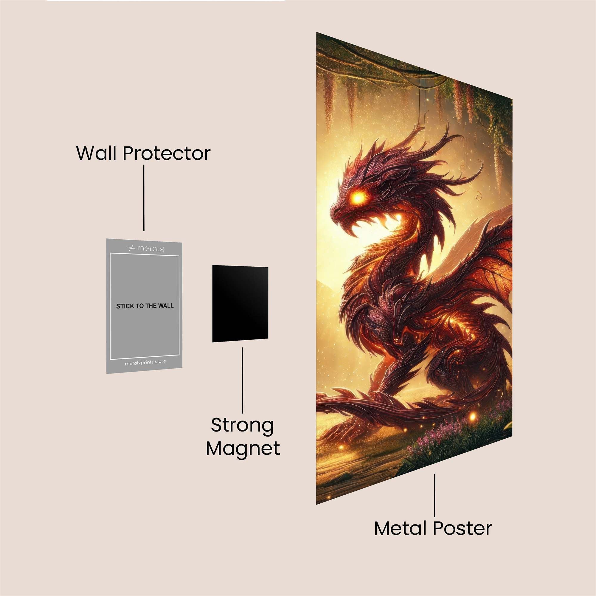 Ember Majesty Safe Wall Magnetic / M