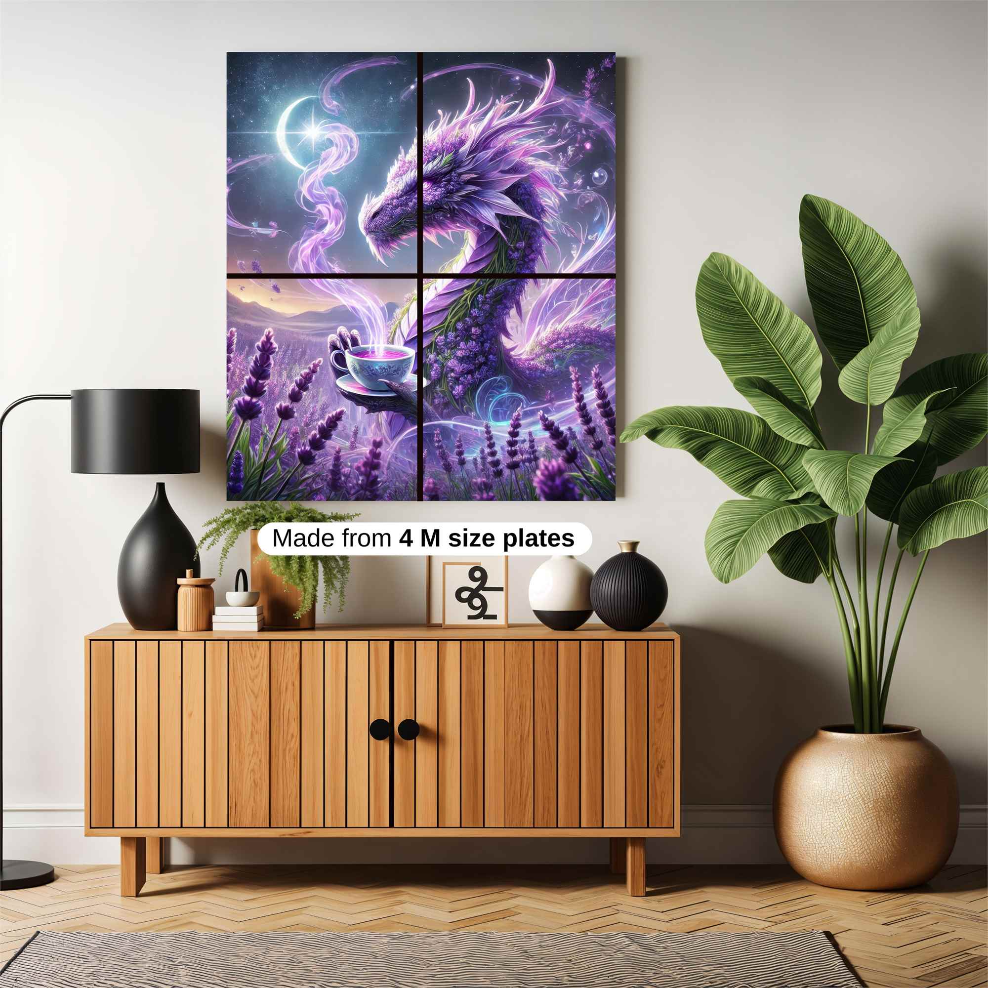 Lavender Serenity Safe Wall Magnetic / M