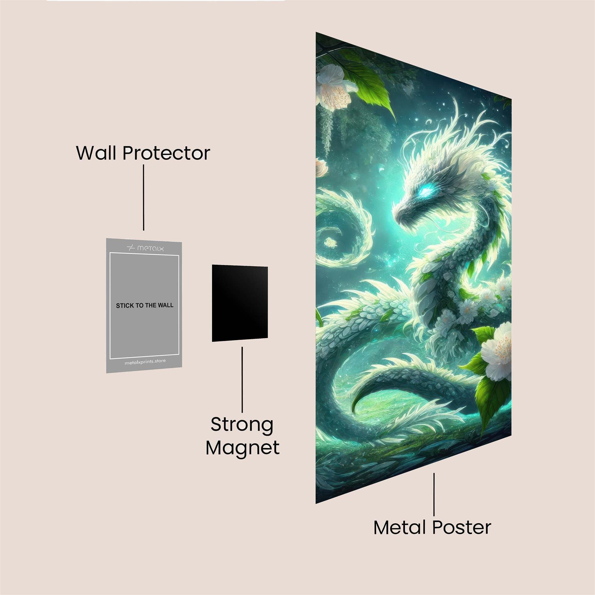 Lunar Serenity Safe Wall Magnetic / M