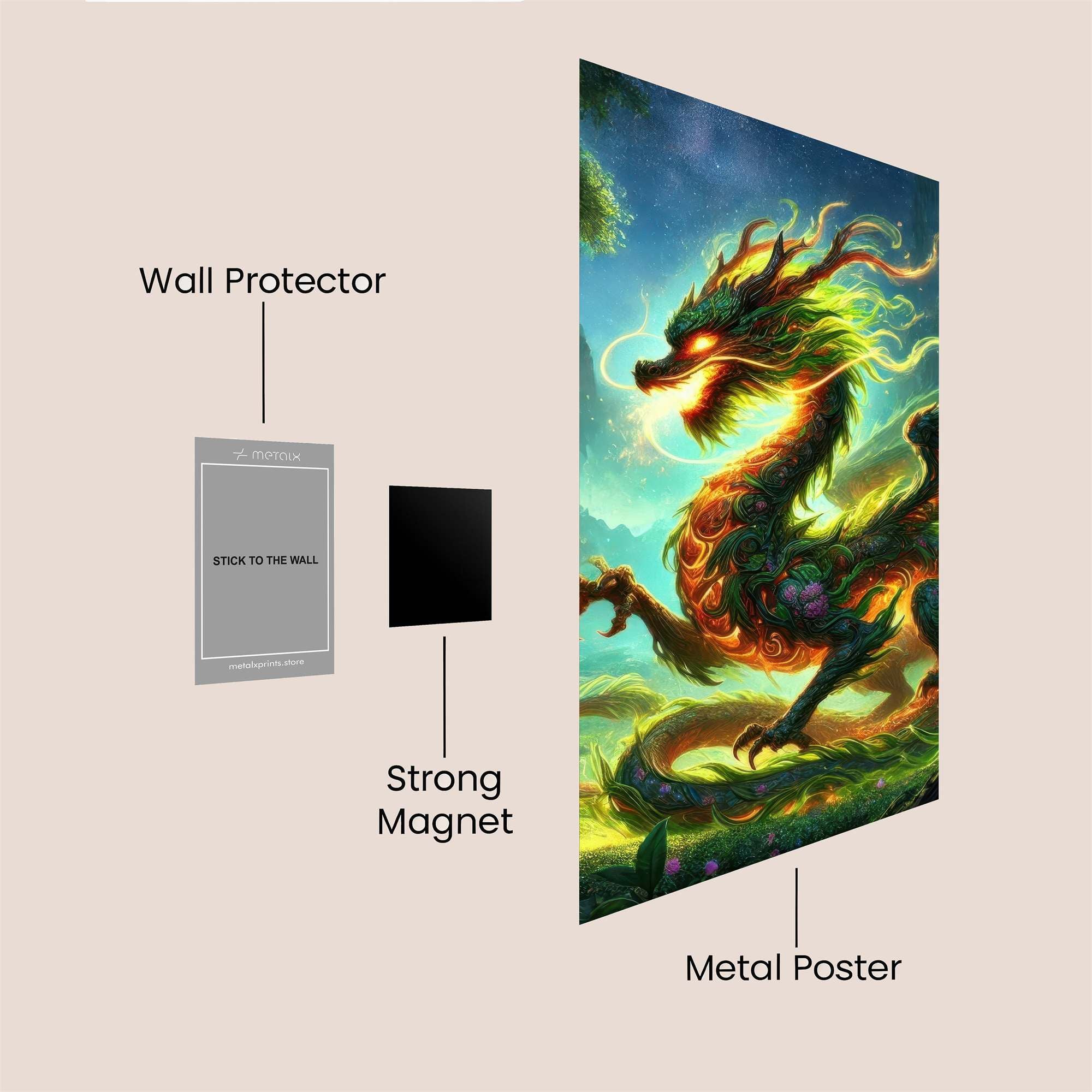 Dragon Radiance Safe Wall Magnetic / M