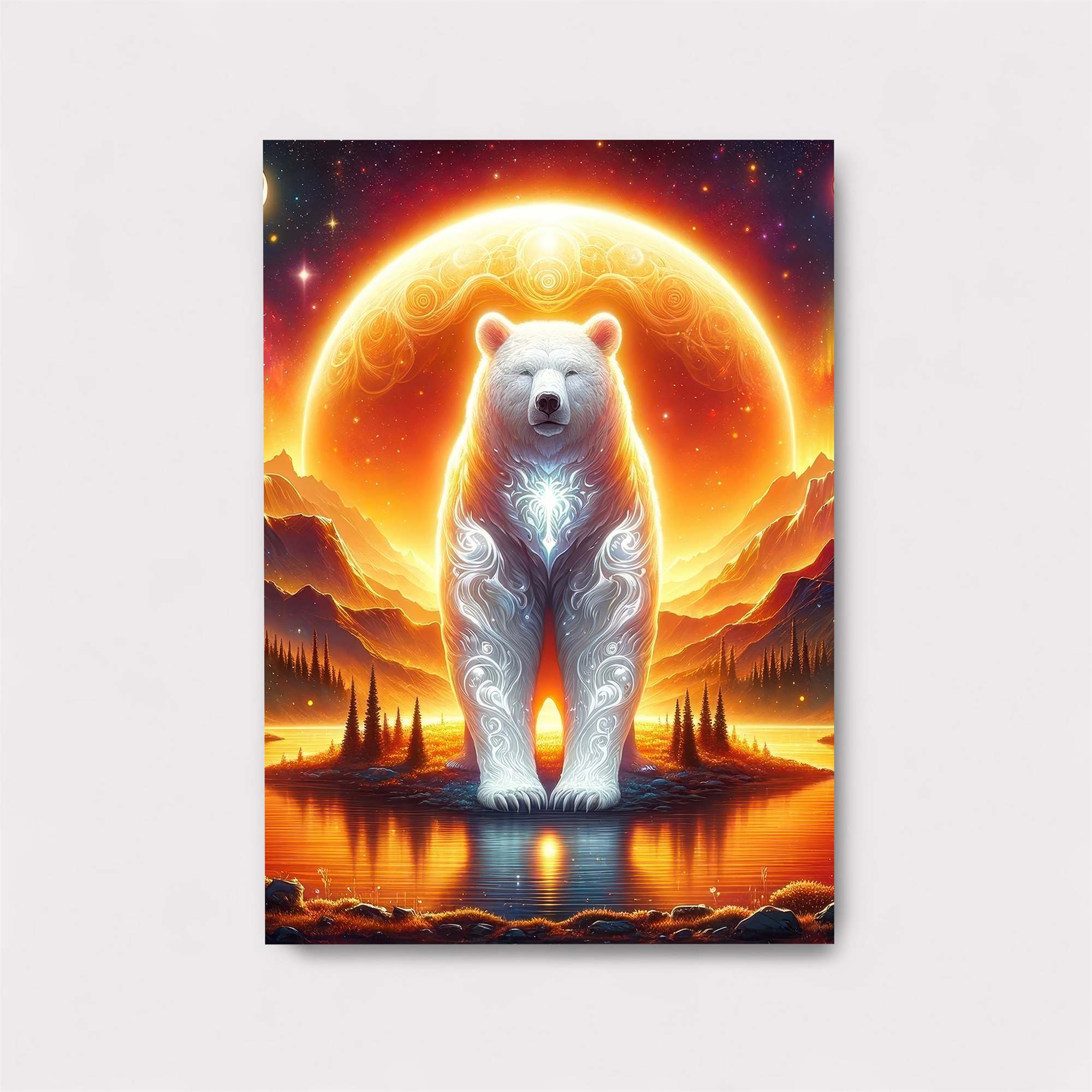Luminous Bear Safe Wall Magnetic / M