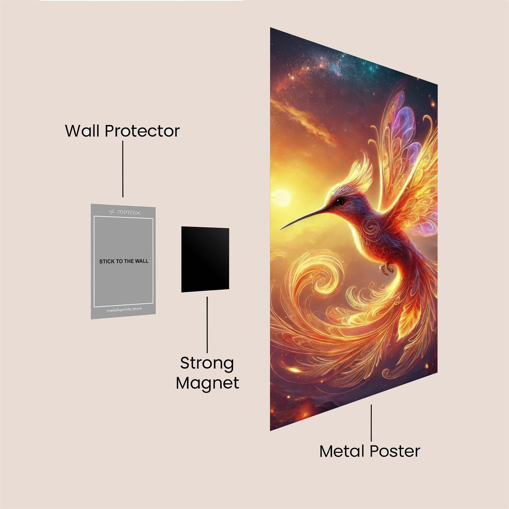 Phoenix Radiance Safe Wall Magnetic / M