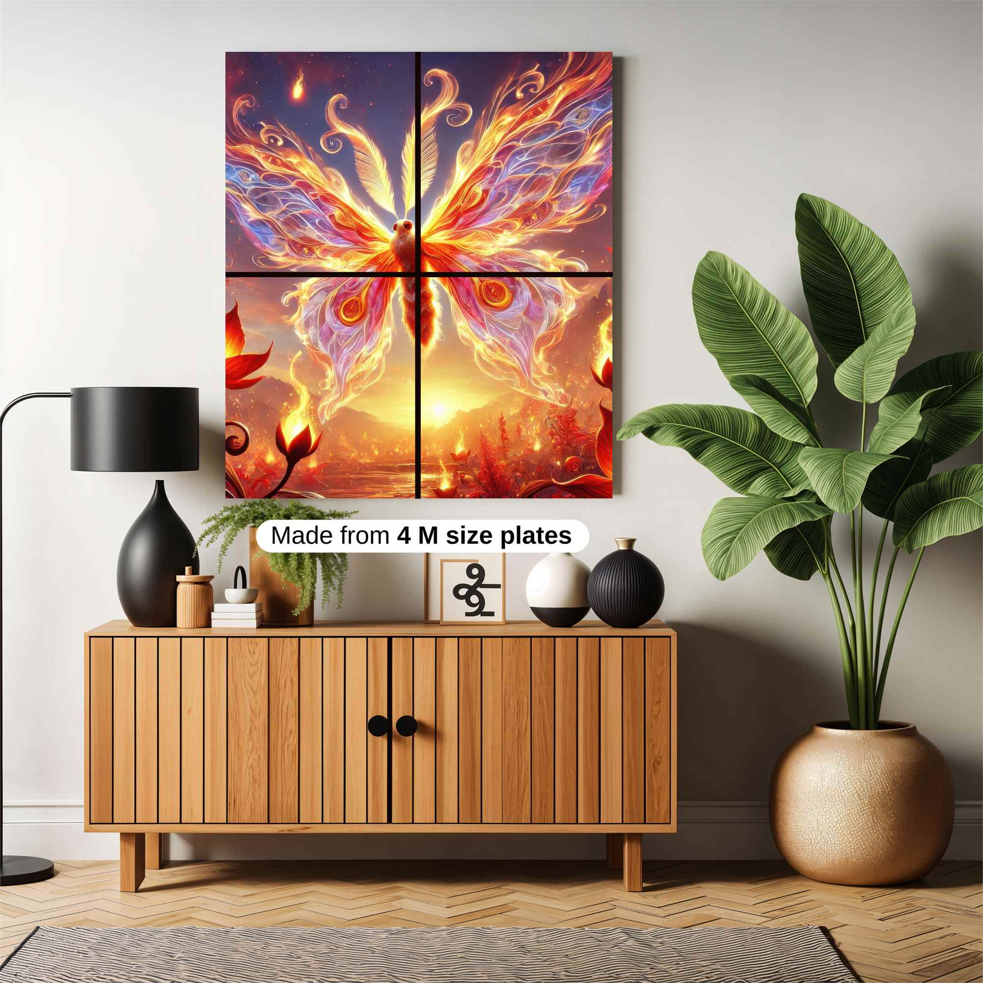 Phoenix Dawn Safe Wall Magnetic / M