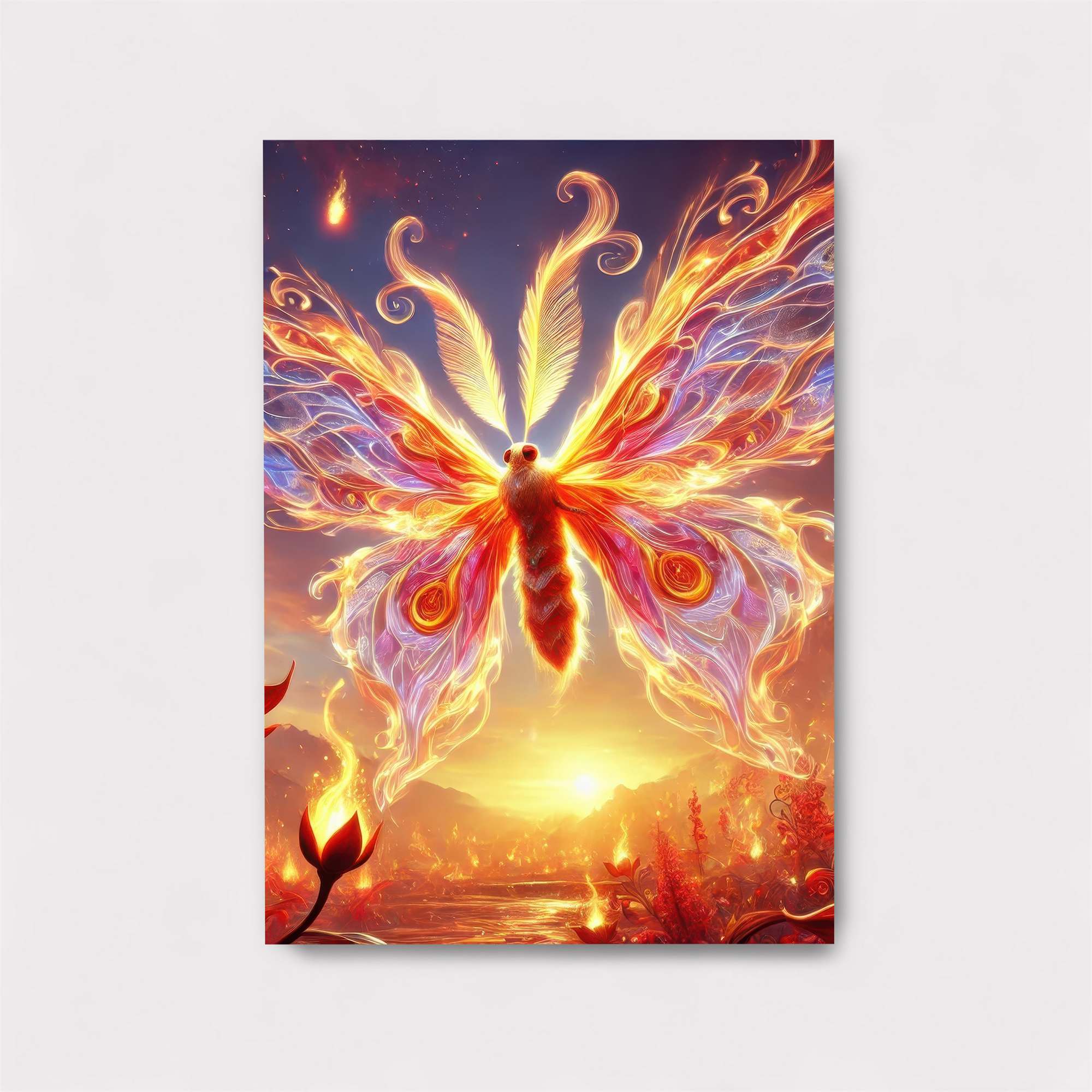 Phoenix Dawn Safe Wall Magnetic / M