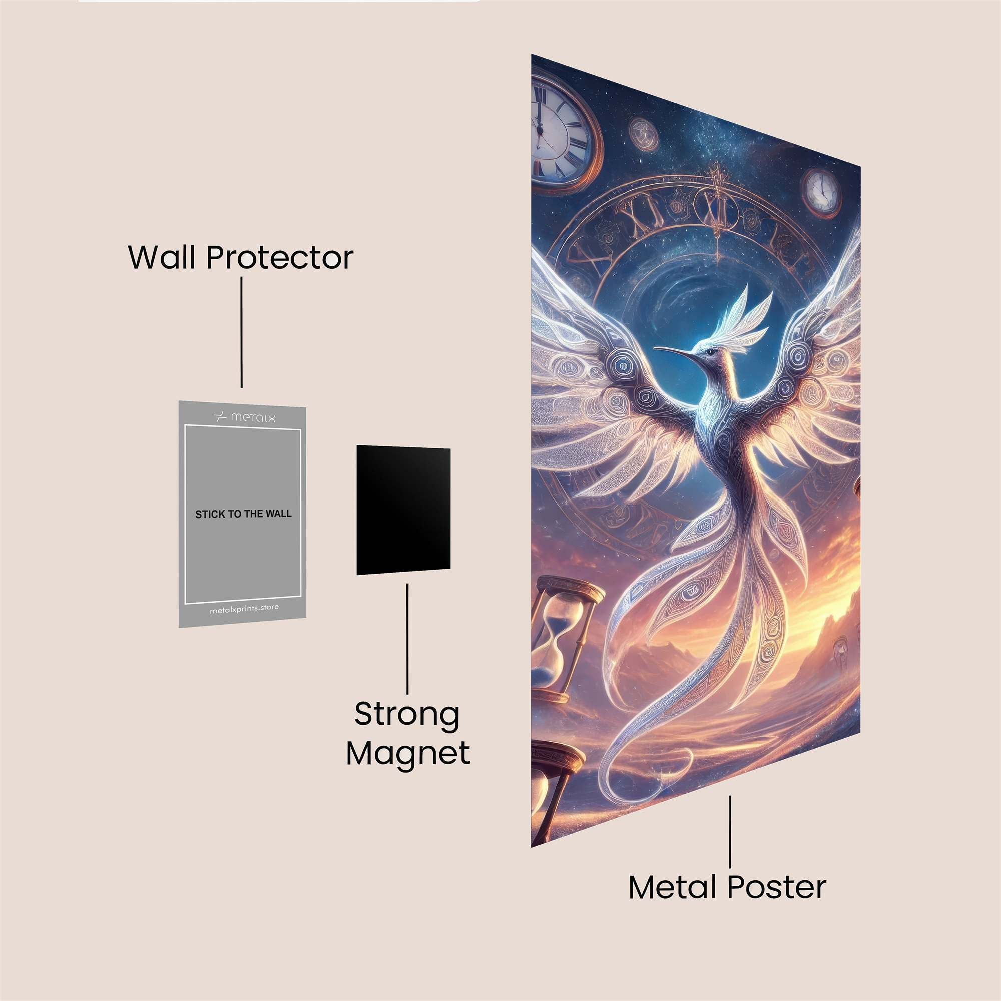 Phoenix Eternal Safe Wall Magnetic / M