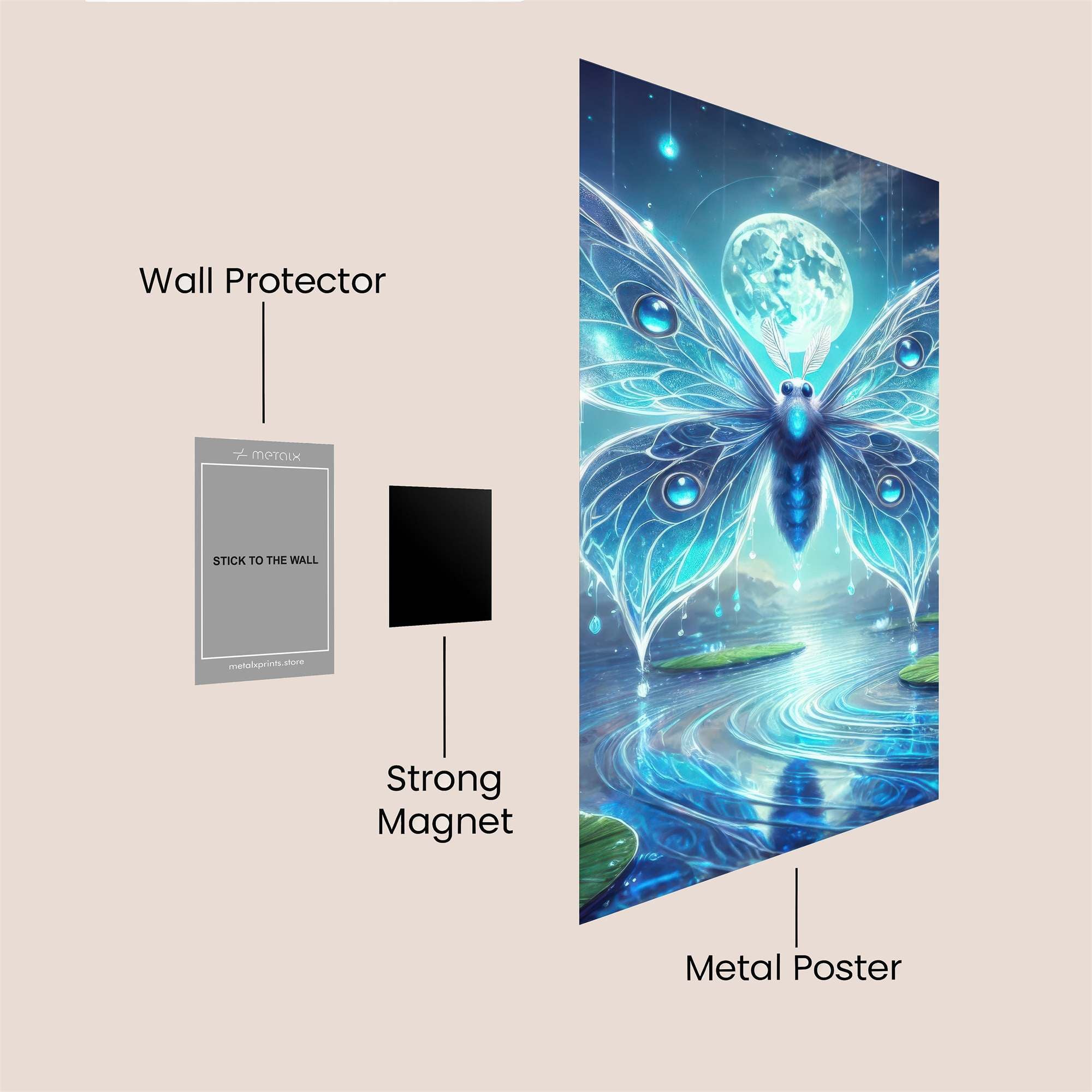 Luna Dream Safe Wall Magnetic / M