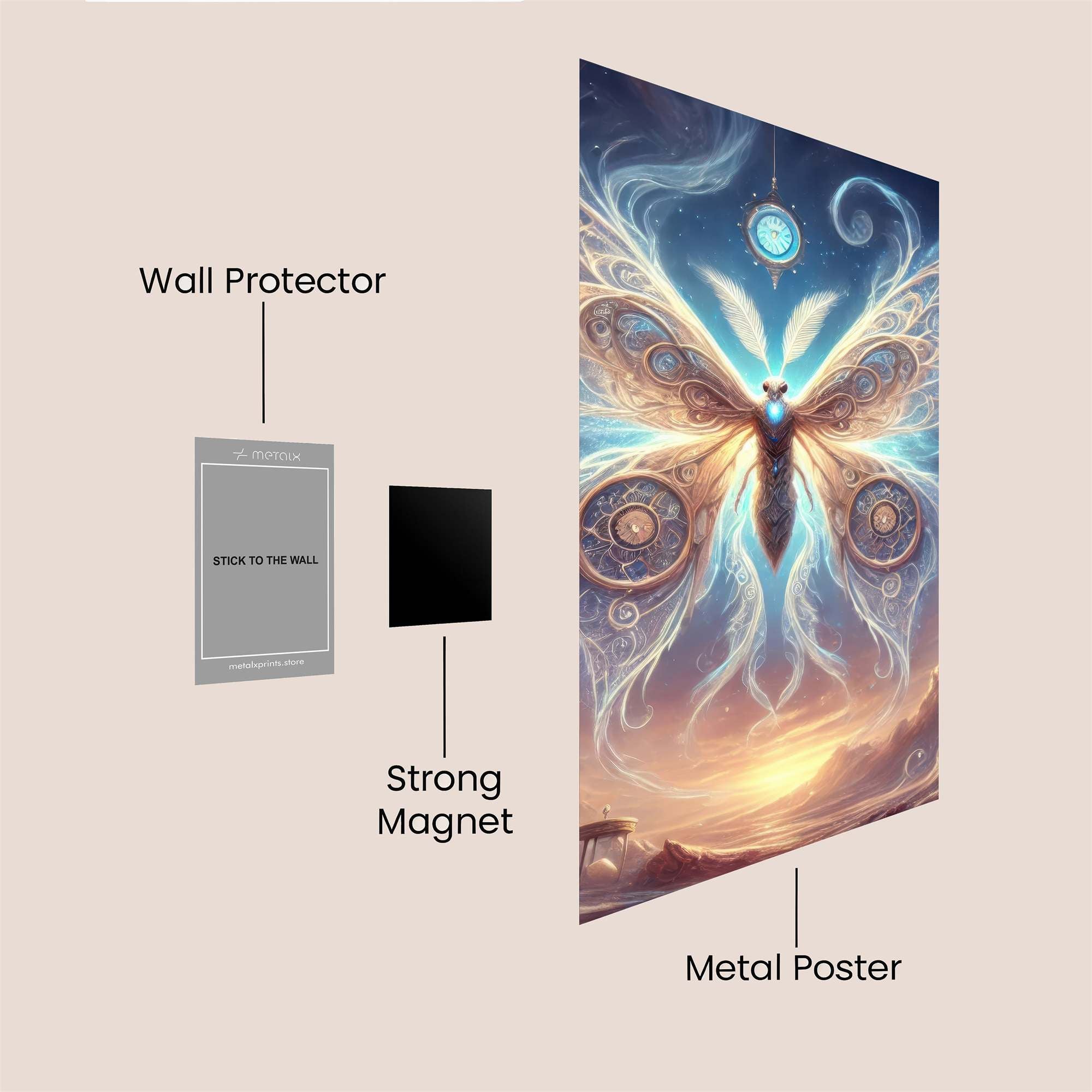 Butterfly Dream Safe Wall Magnetic / M