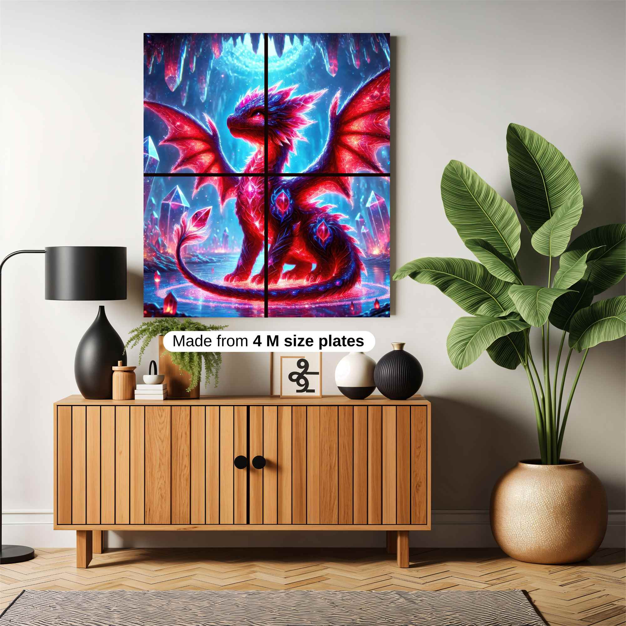 Crystal Serenity Safe Wall Magnetic / M