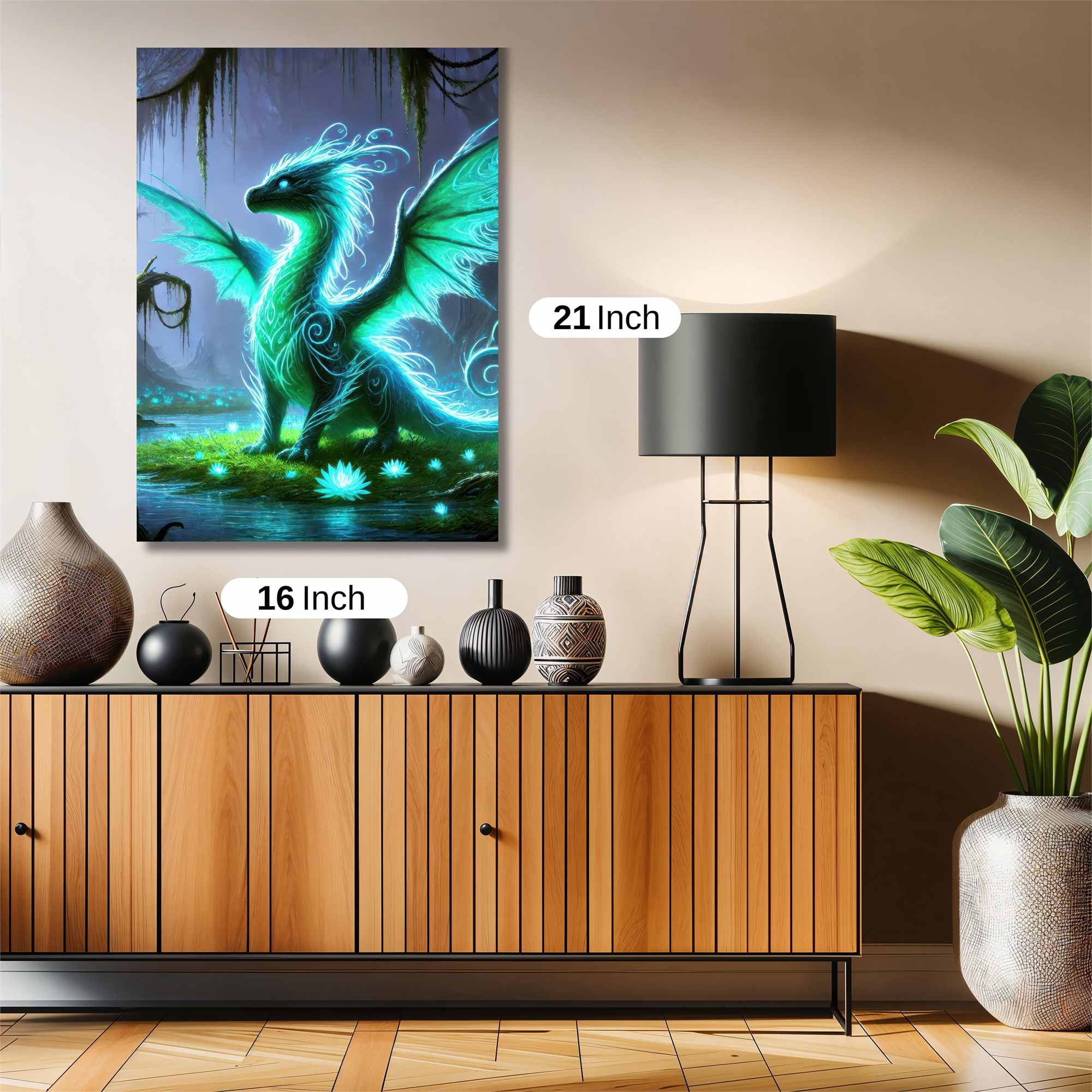 Luminous Serenity Safe Wall Magnetic / M