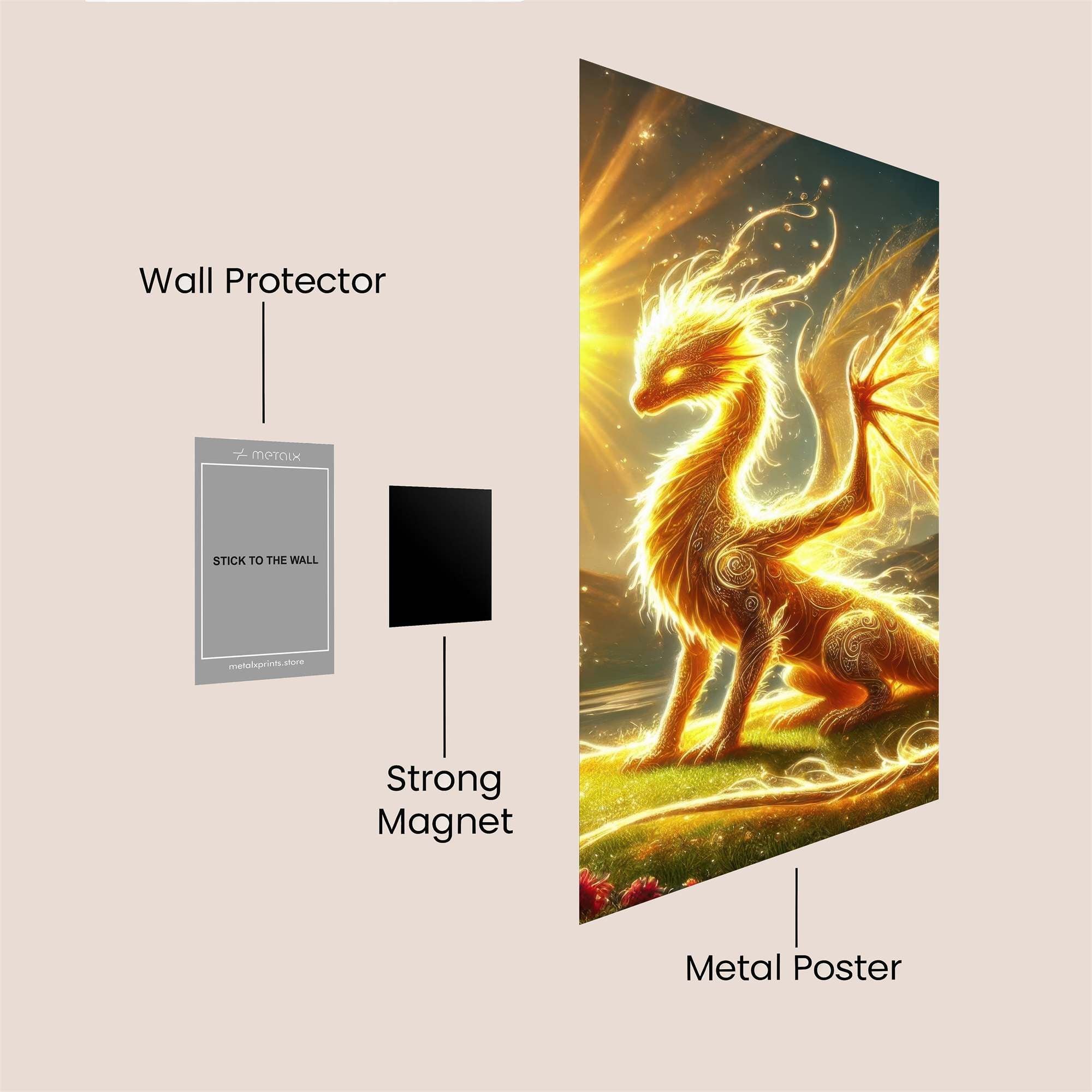 Sunlit Majesty Safe Wall Magnetic / M