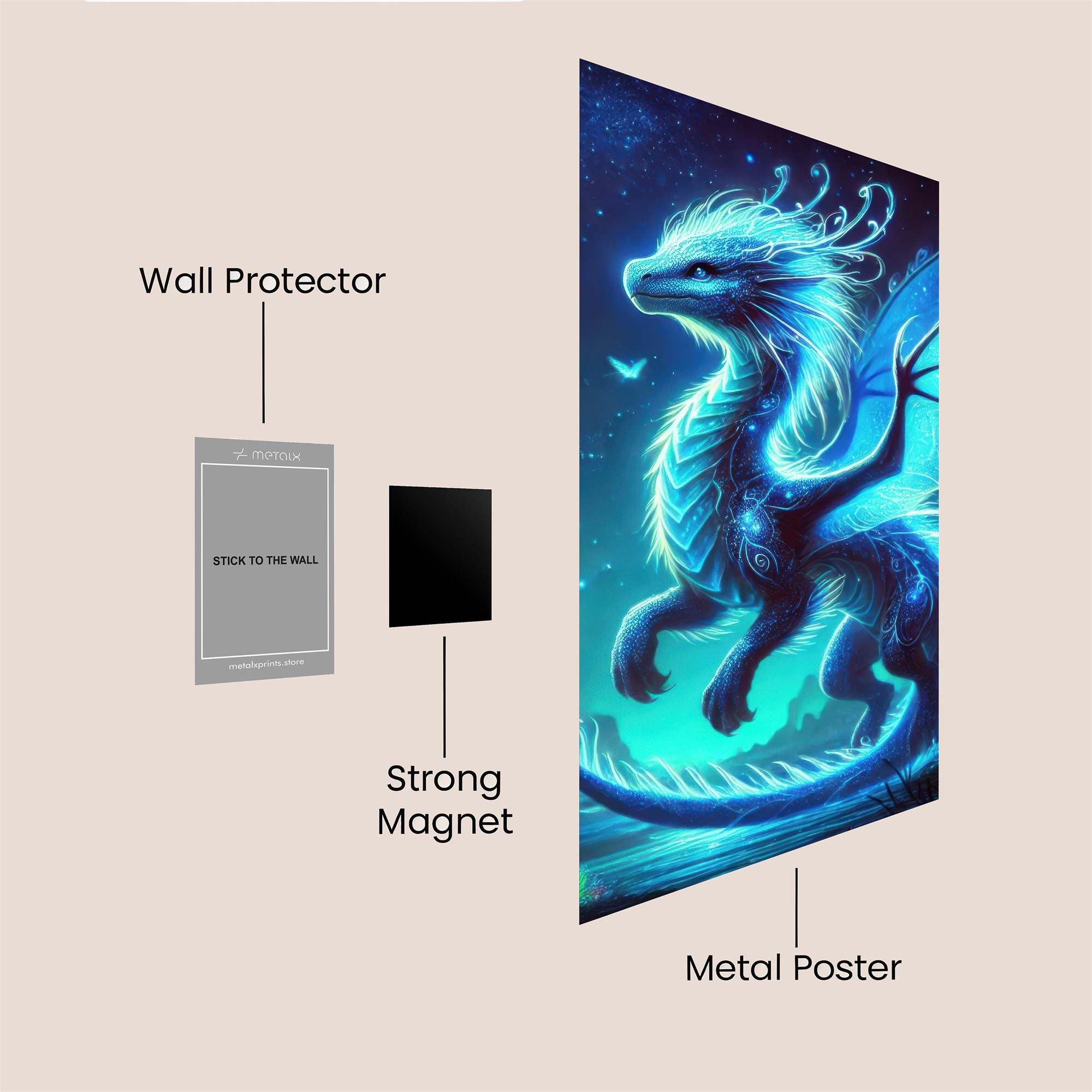 Luna Enchanting Safe Wall Magnetic / M