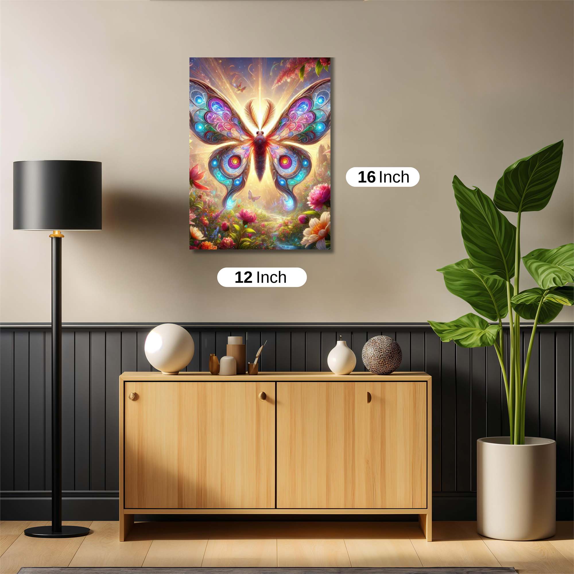 Butterfly Radiance Safe Wall Magnetic / M
