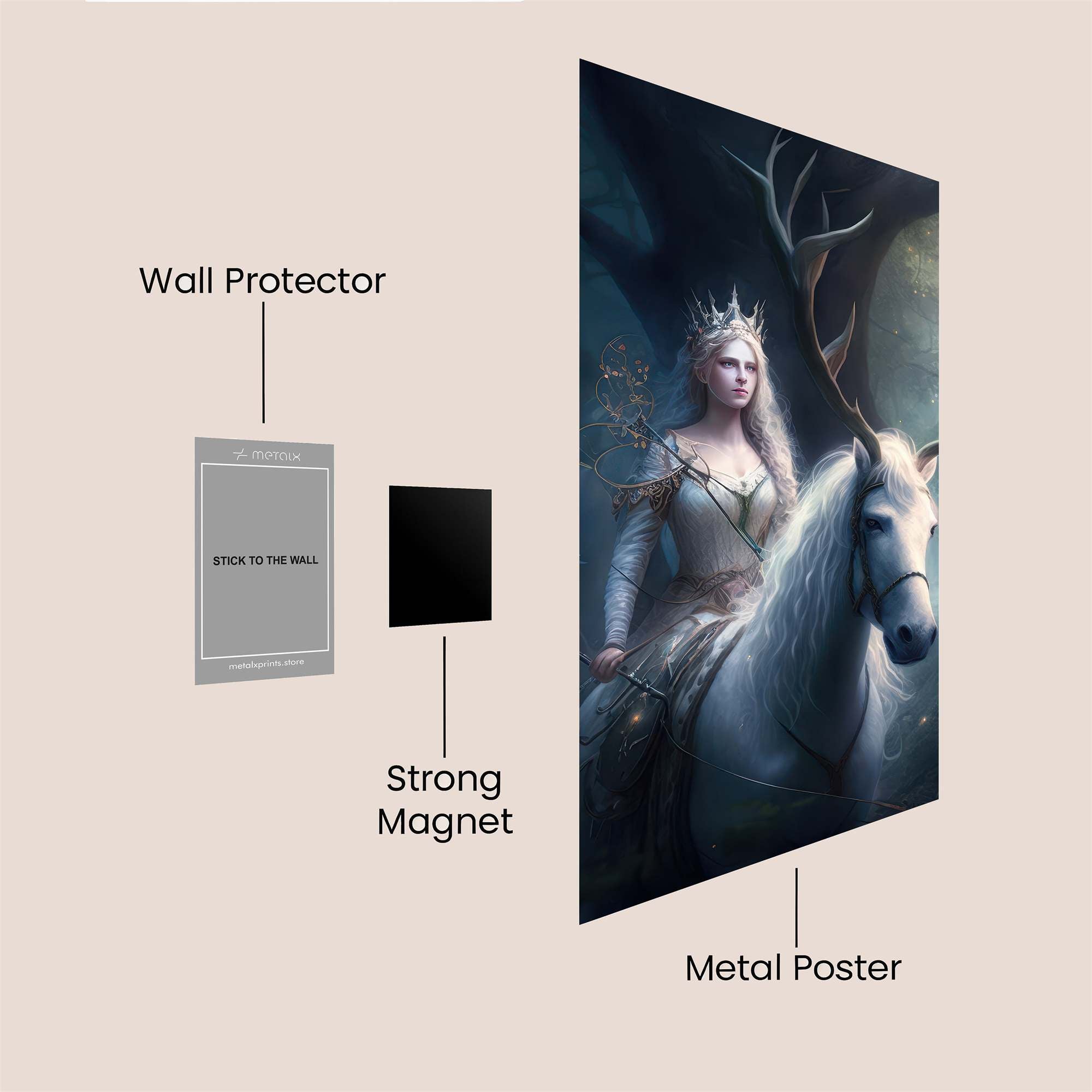 Elf Enchantress Safe Wall Magnetic / M