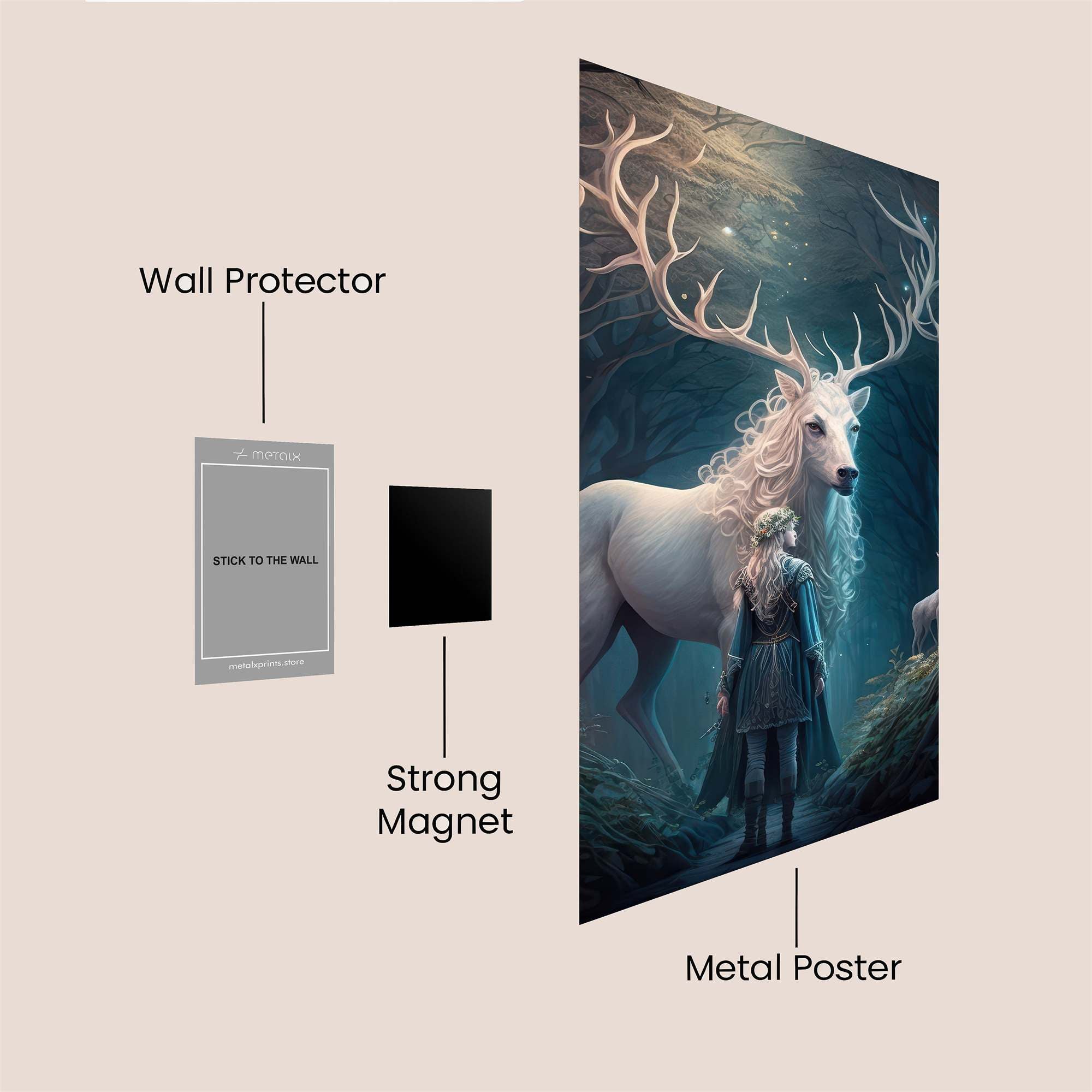 Stag Serenity Safe Wall Magnetic / M