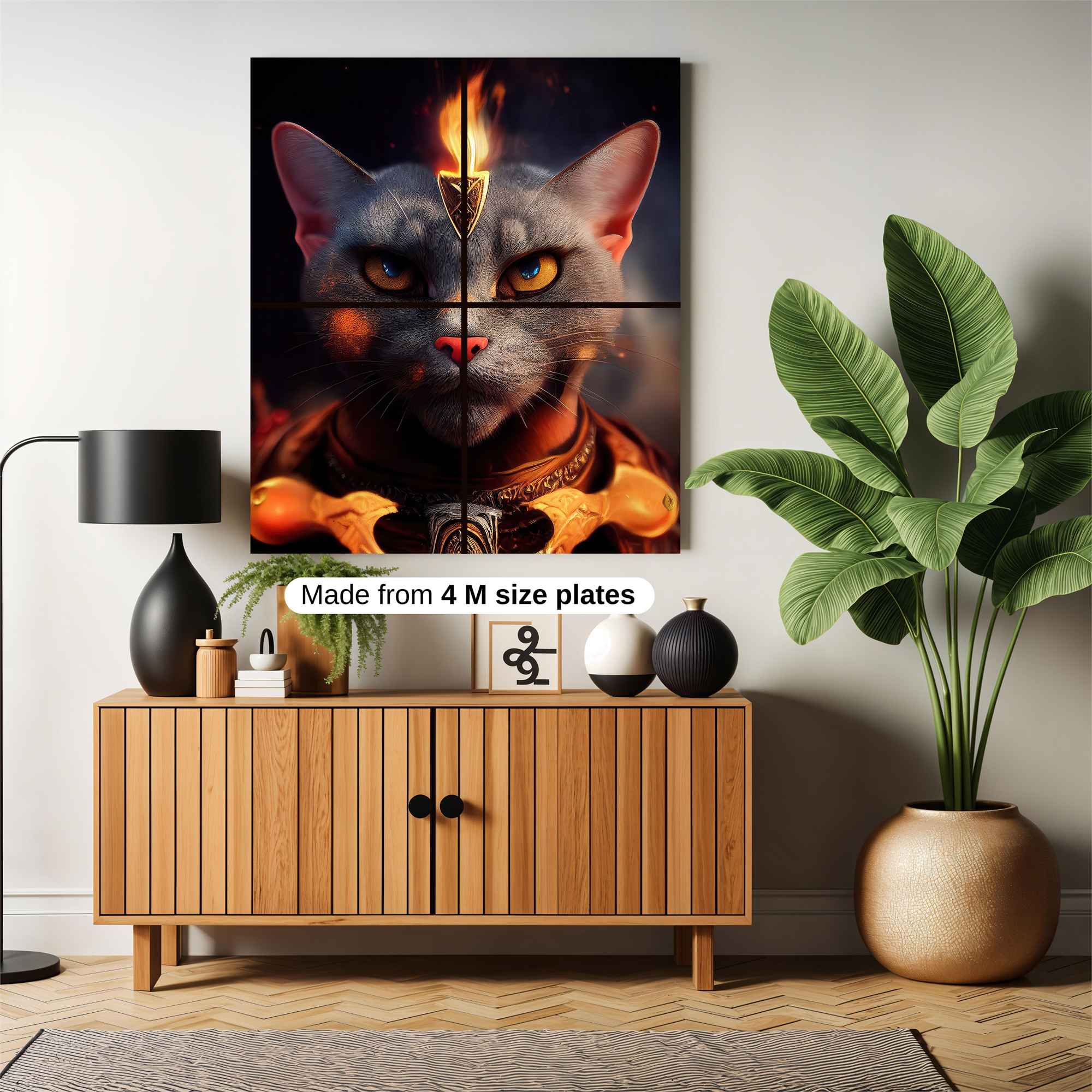 Bastet Blaze Safe Wall Magnetic / M