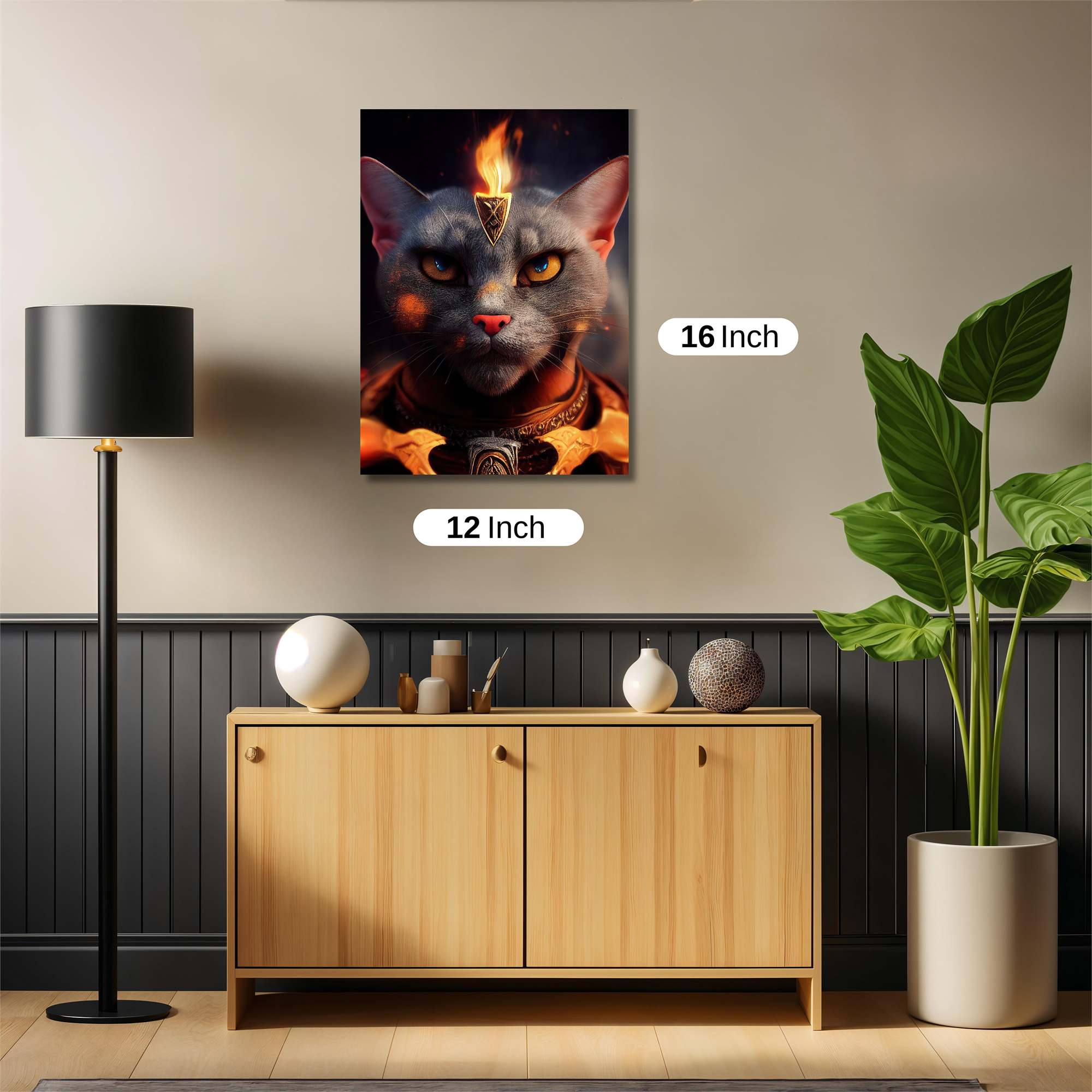 Bastet Blaze Safe Wall Magnetic / M