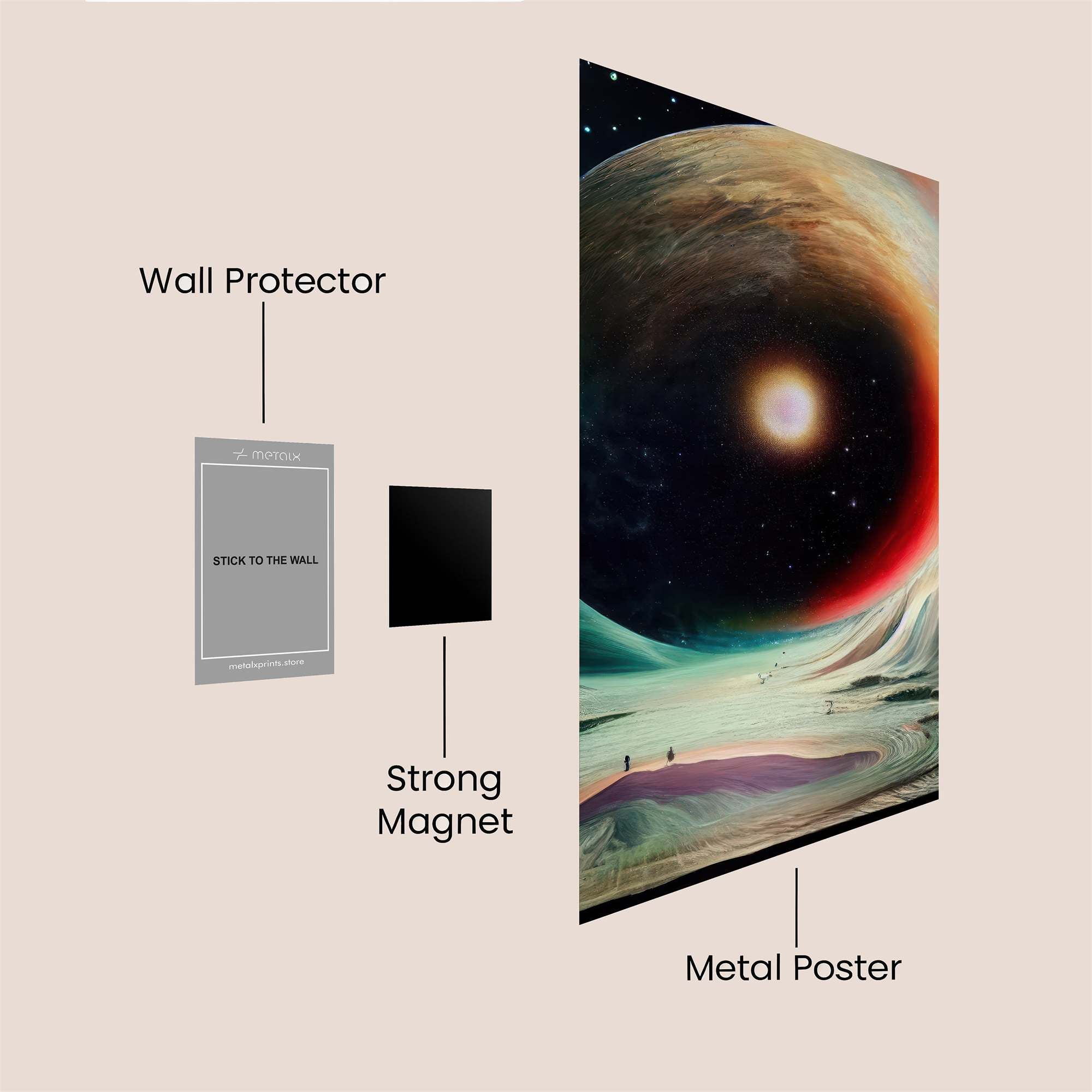 Cosmic Serenity Safe Wall Magnetic / M
