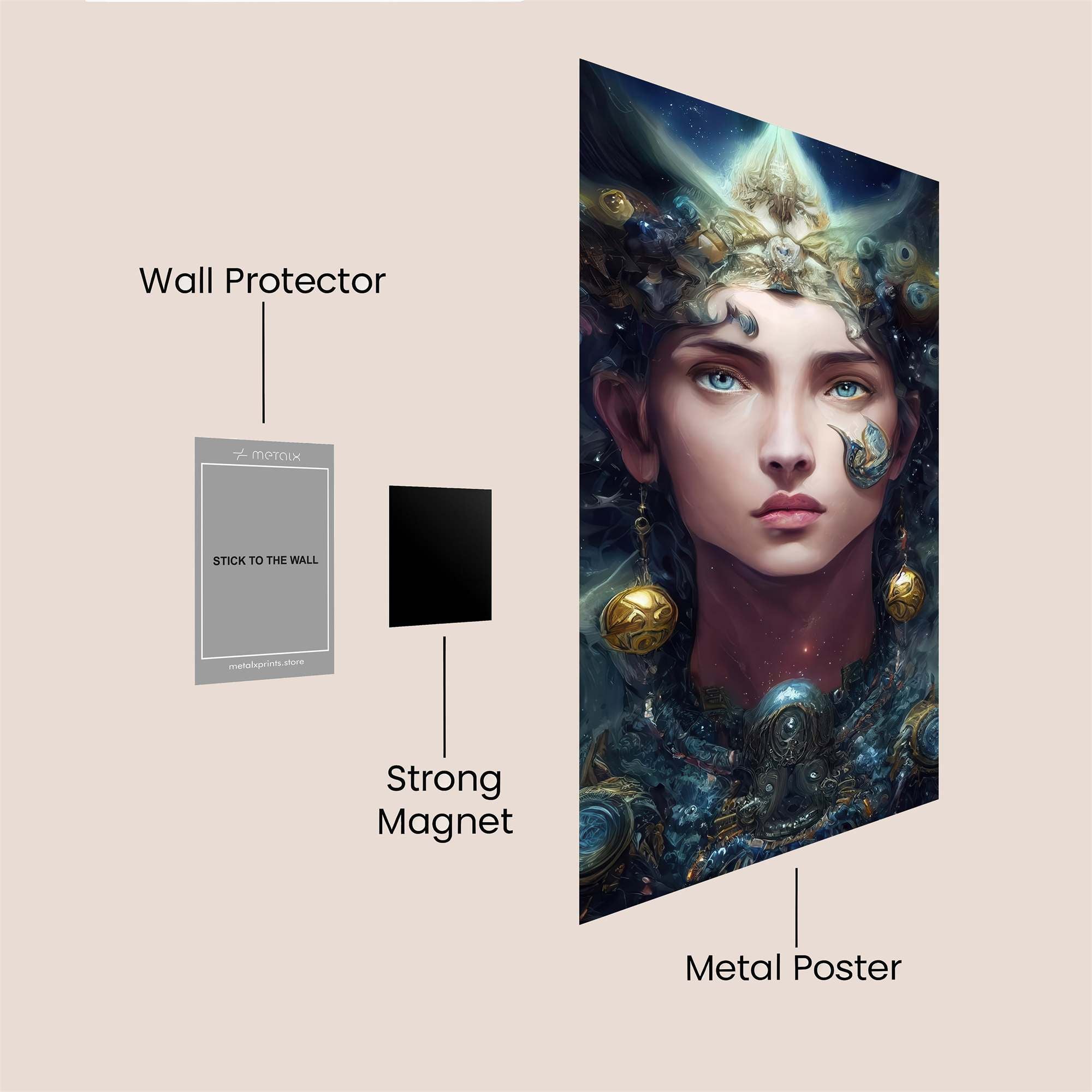 Cosmic Majesty Safe Wall Magnetic / M