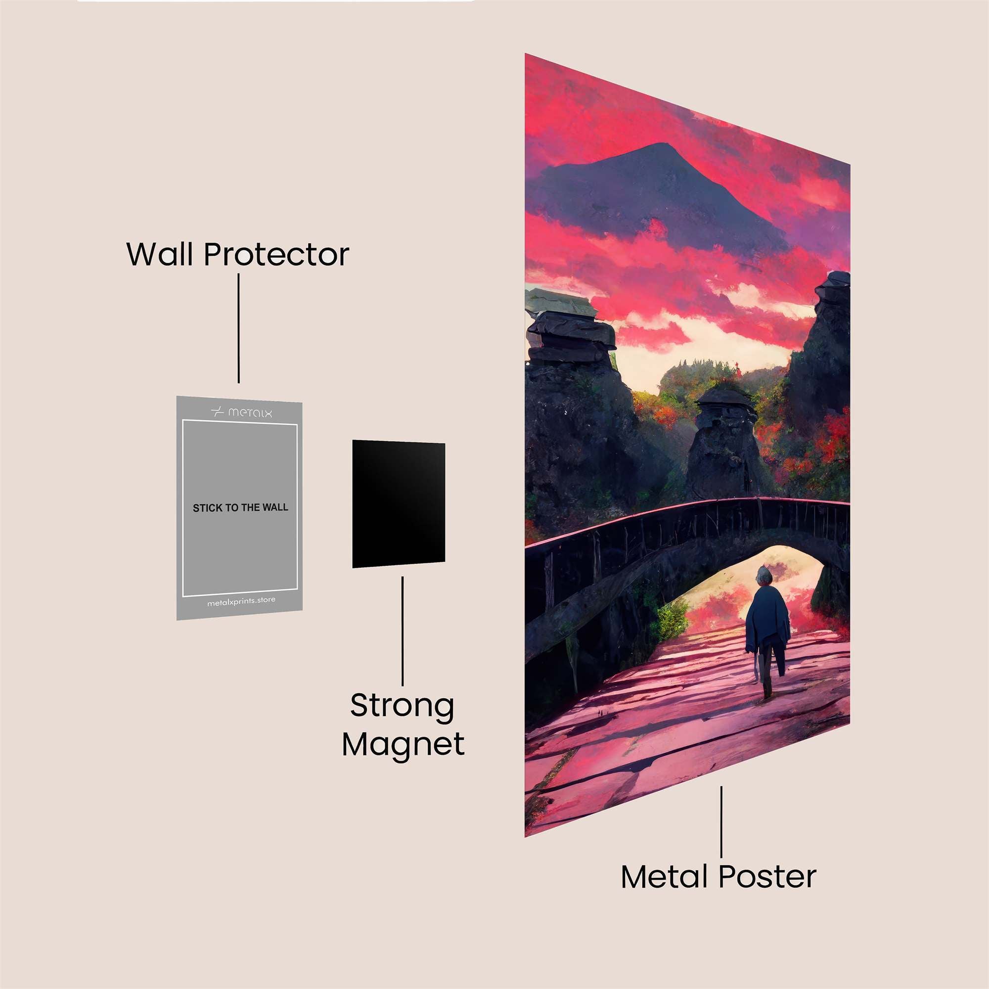 Journey Serene Safe Wall Magnetic / M