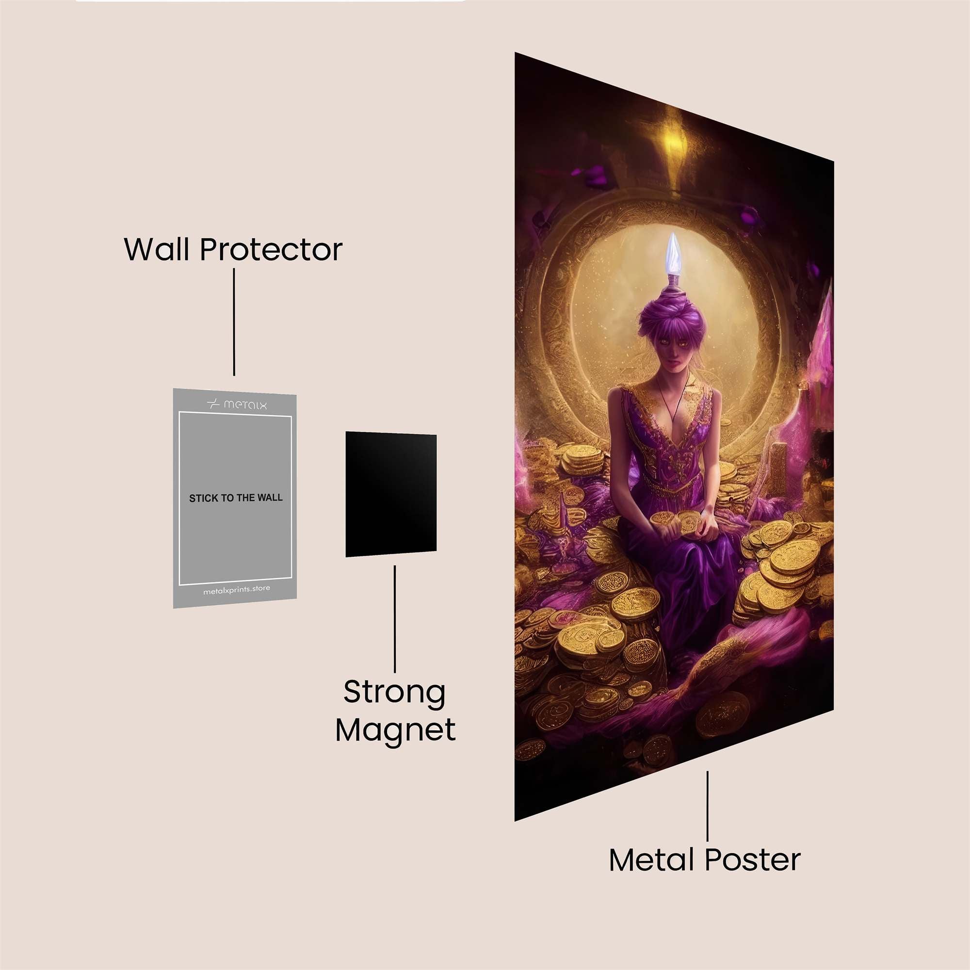 Wealth Enigma Safe Wall Magnetic / M