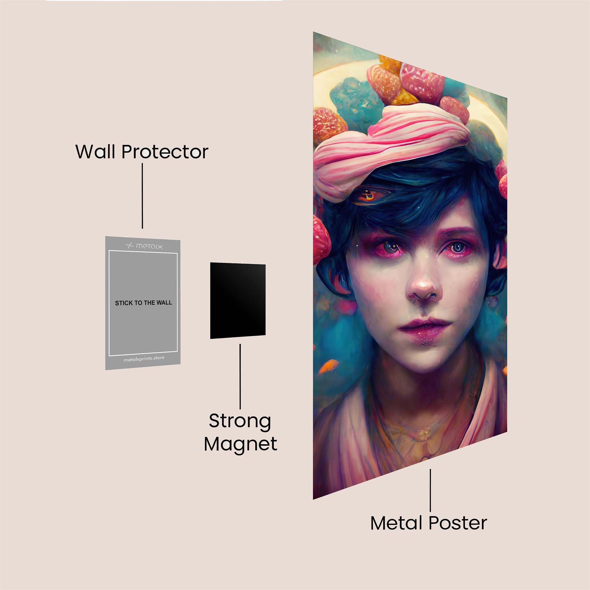 Candy Dream Safe Wall Magnetic / M