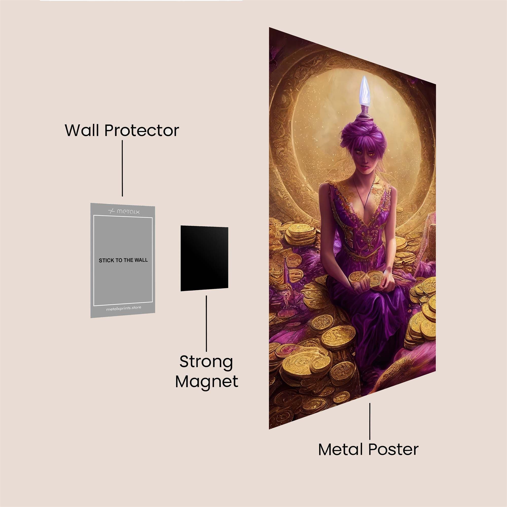 Wealth Enigma Safe Wall Magnetic / M