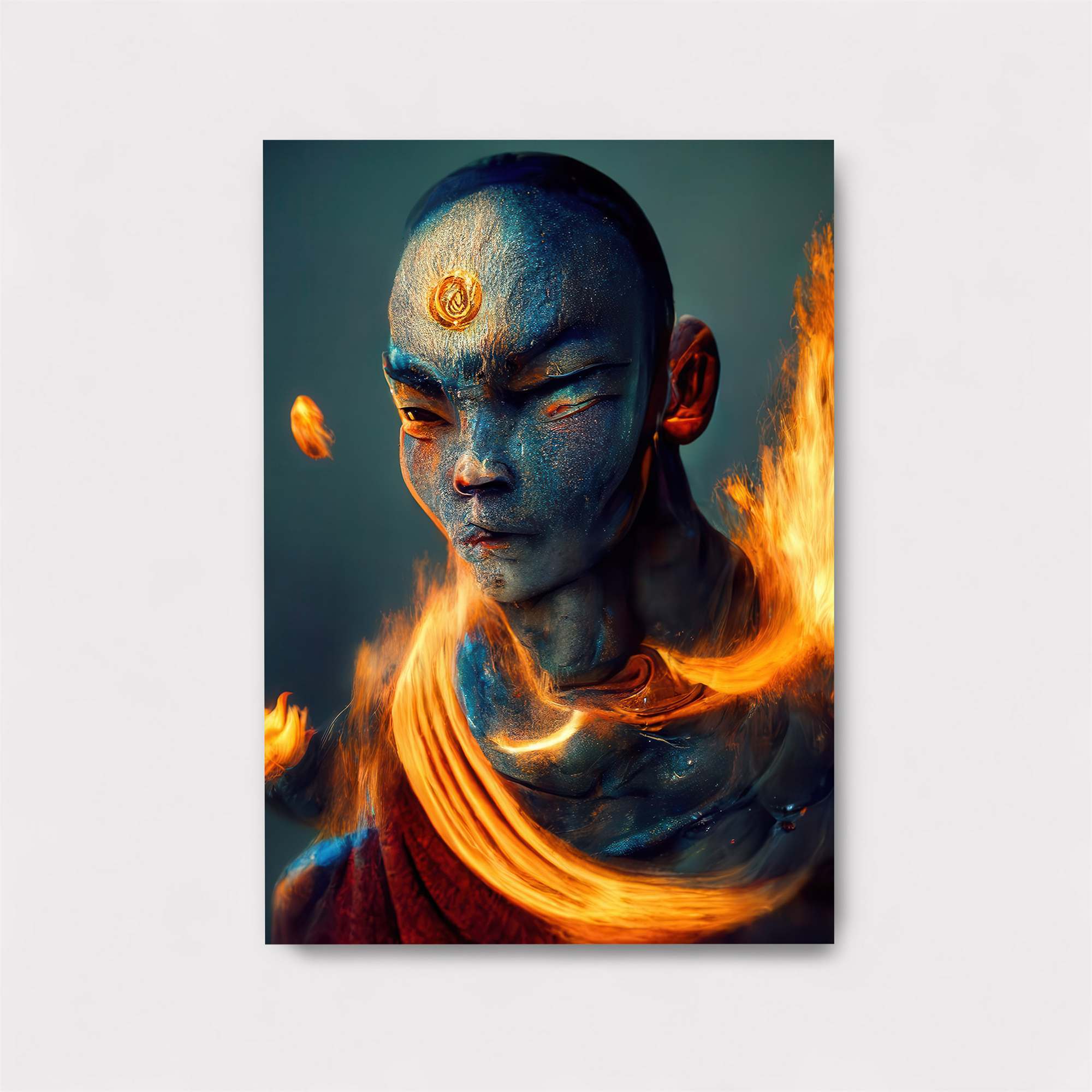 Fire Monk Safe Wall Magnetic / M