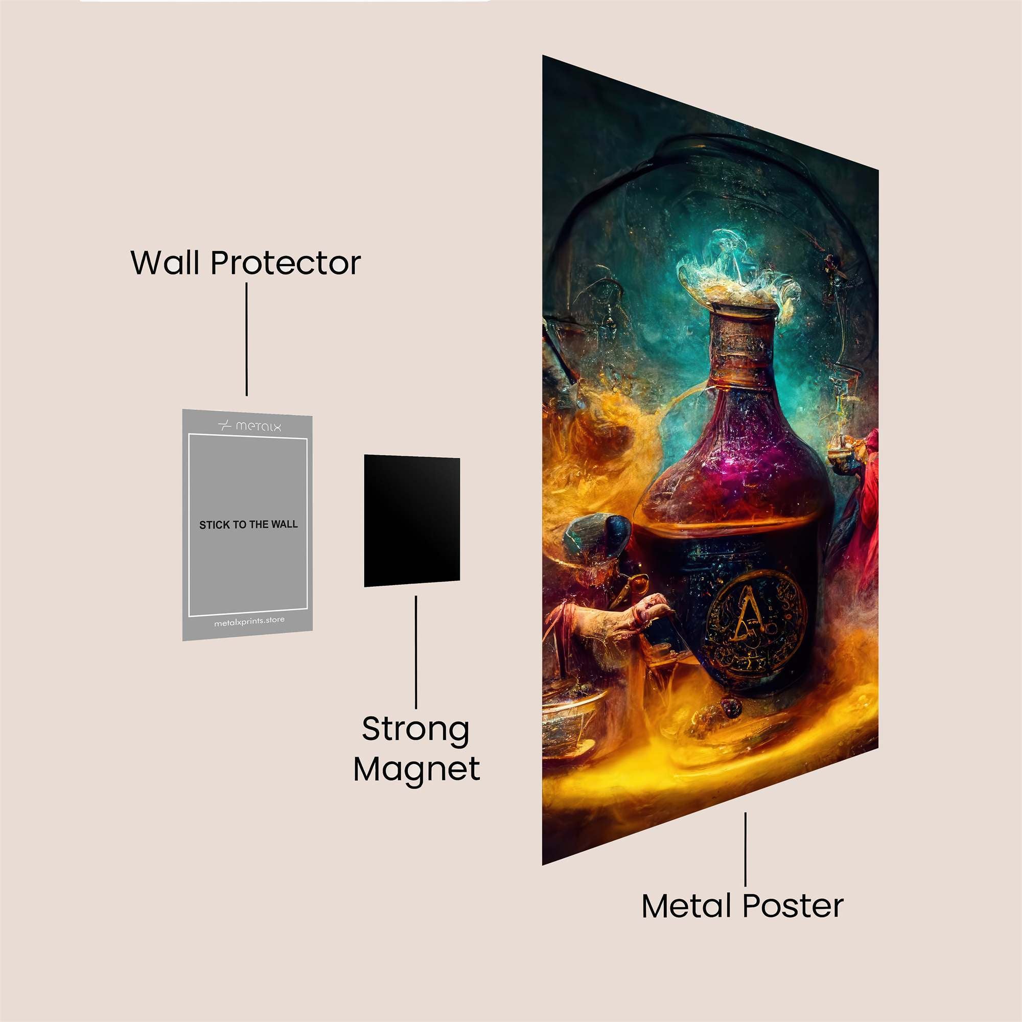 Alchemical Enigma Safe Wall Magnetic / M
