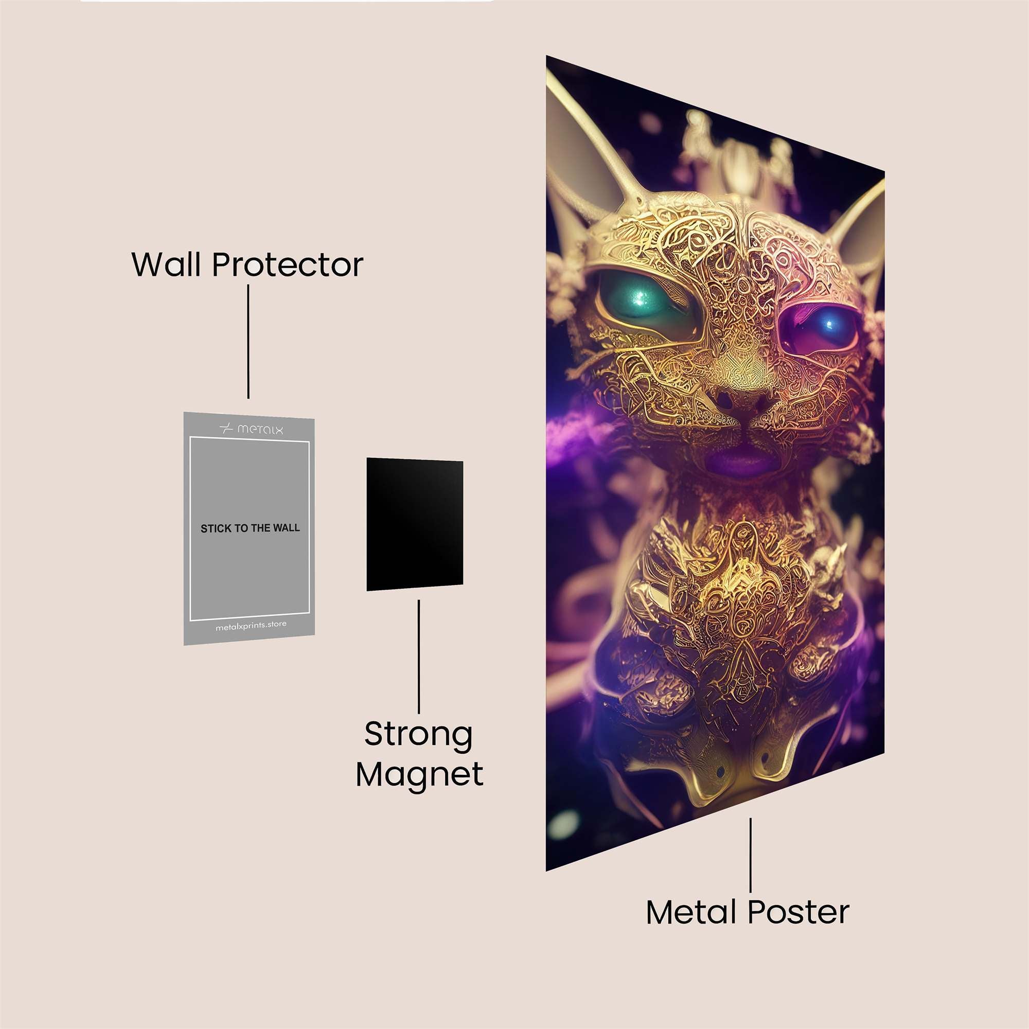 Mystic Gaze Safe Wall Magnetic / M