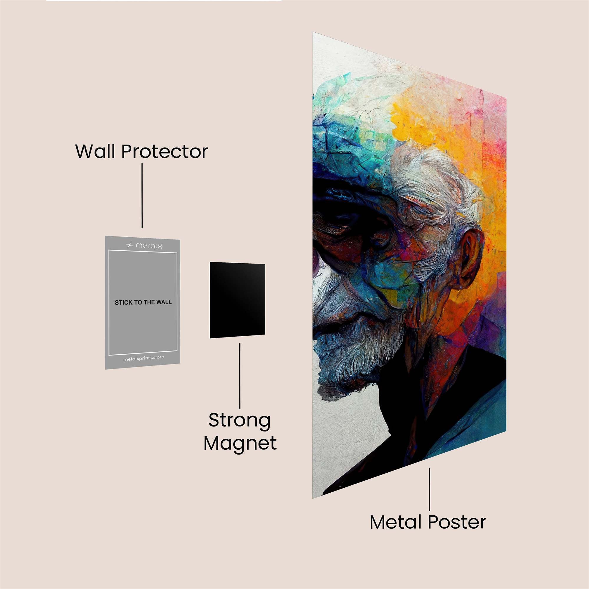 Wisdom Unleashed Safe Wall Magnetic / M