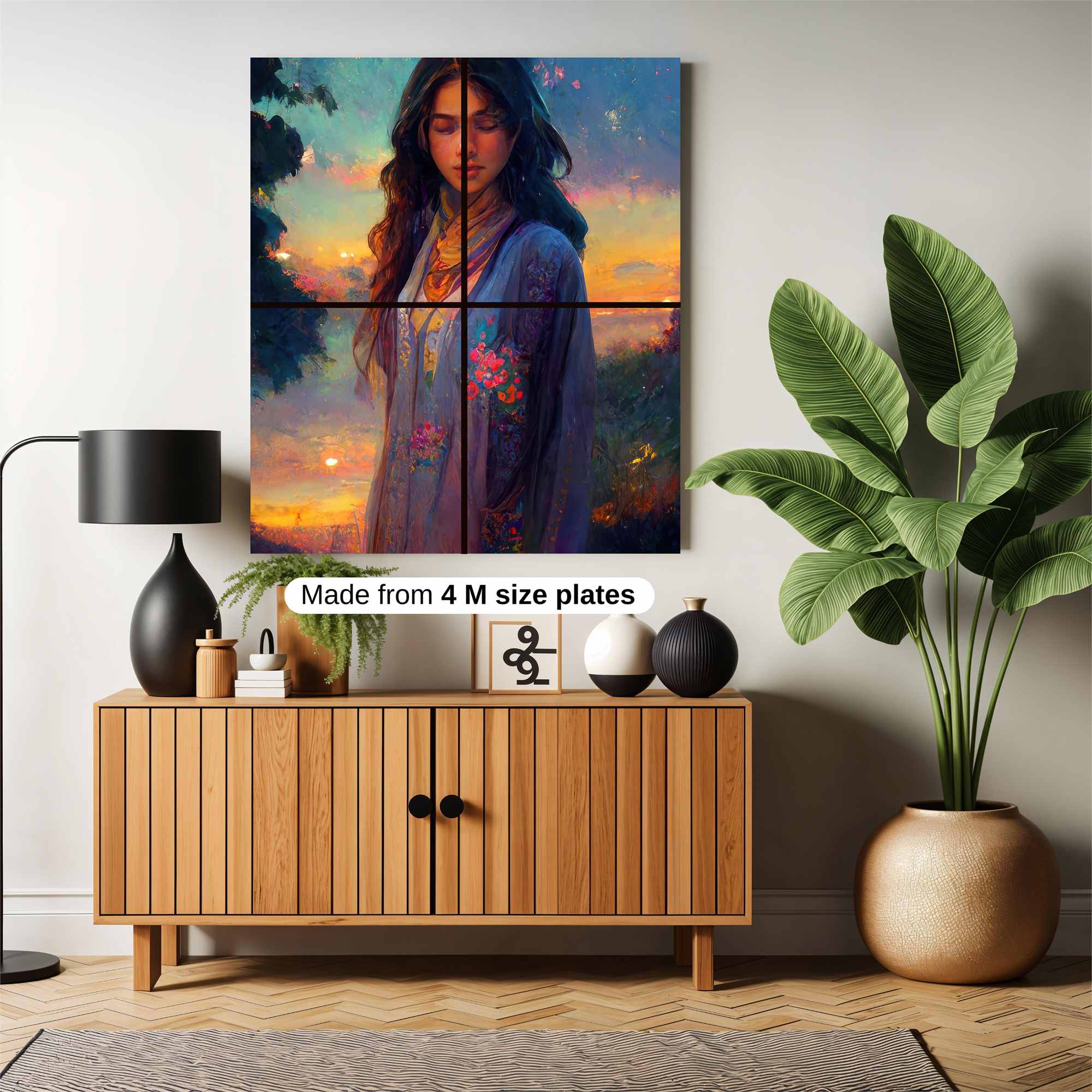 Sunset Serenity Safe Wall Magnetic / M