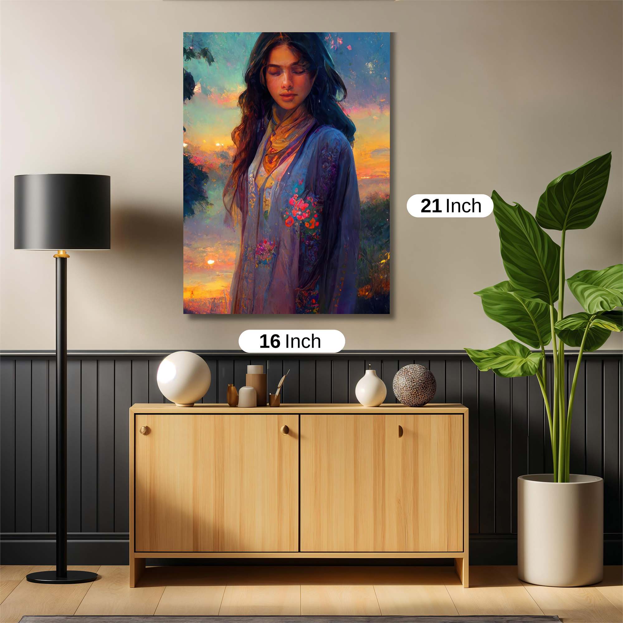 Sunset Serenity Safe Wall Magnetic / M