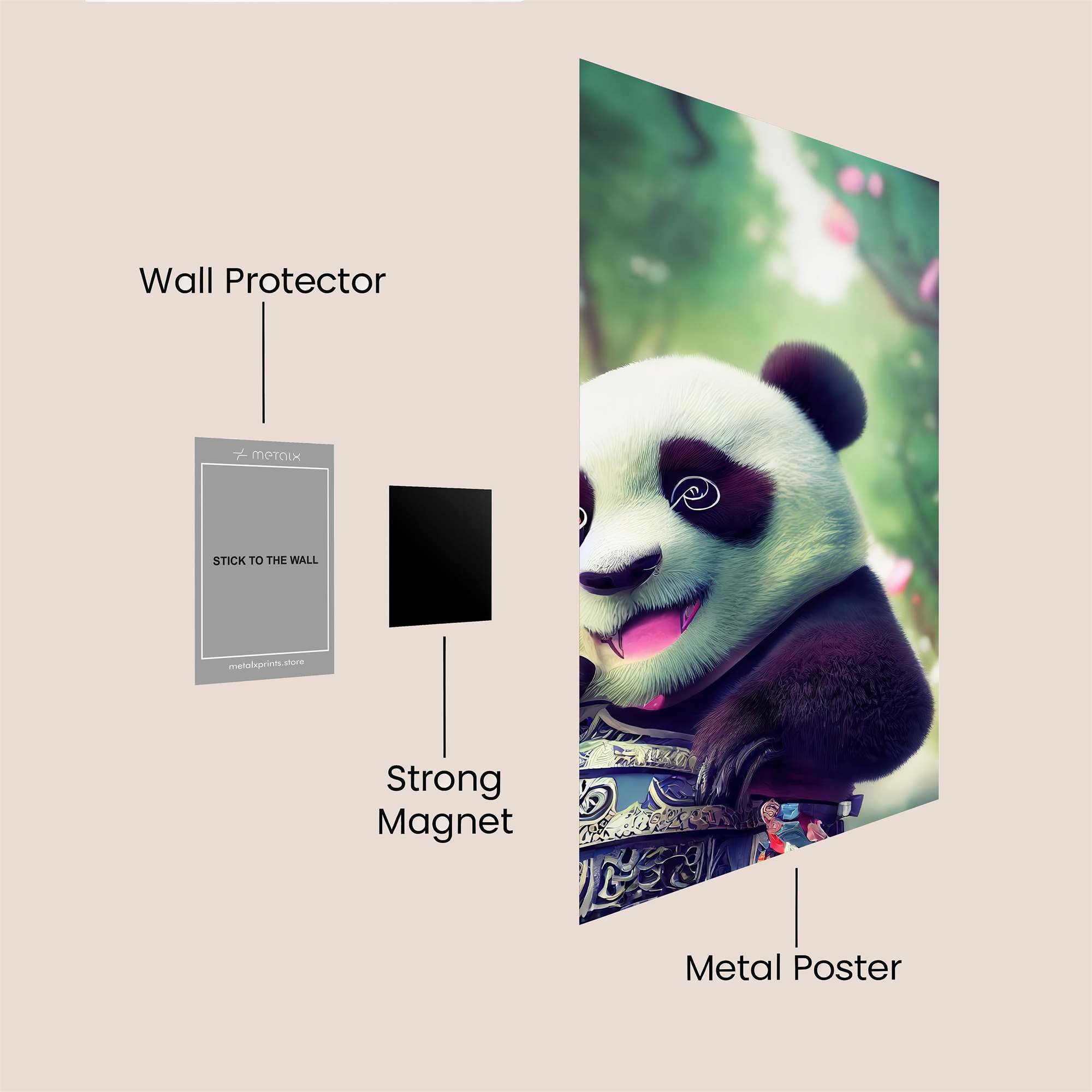 Po Serene Safe Wall Magnetic / M