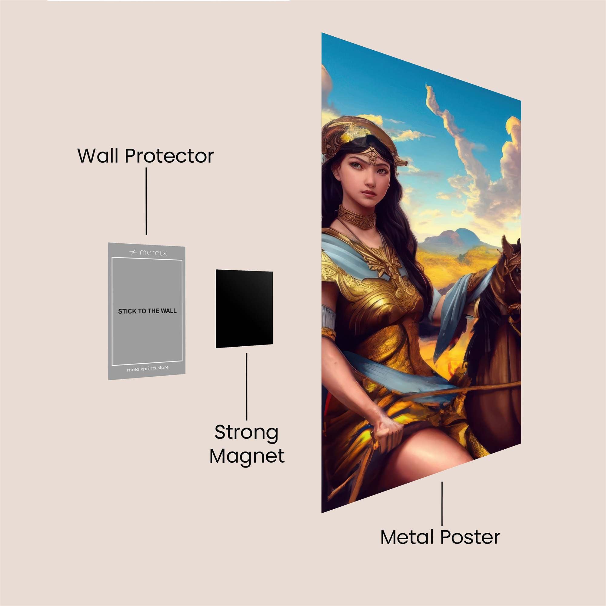 Athena Radiant Safe Wall Magnetic / M