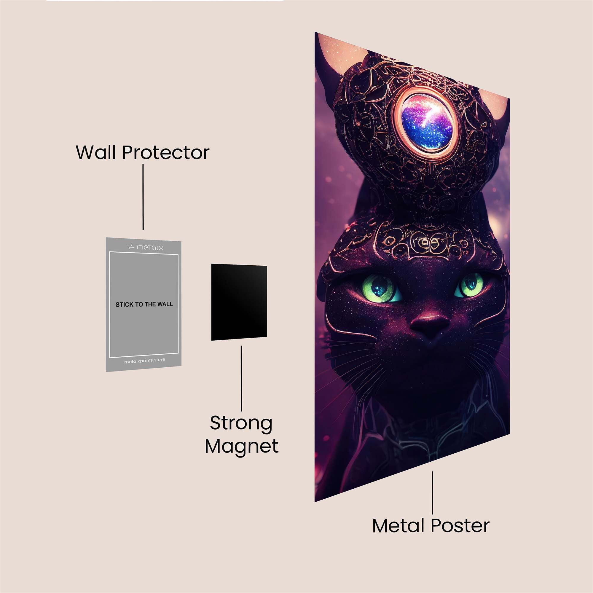 Bastet Enigma Safe Wall Magnetic / M