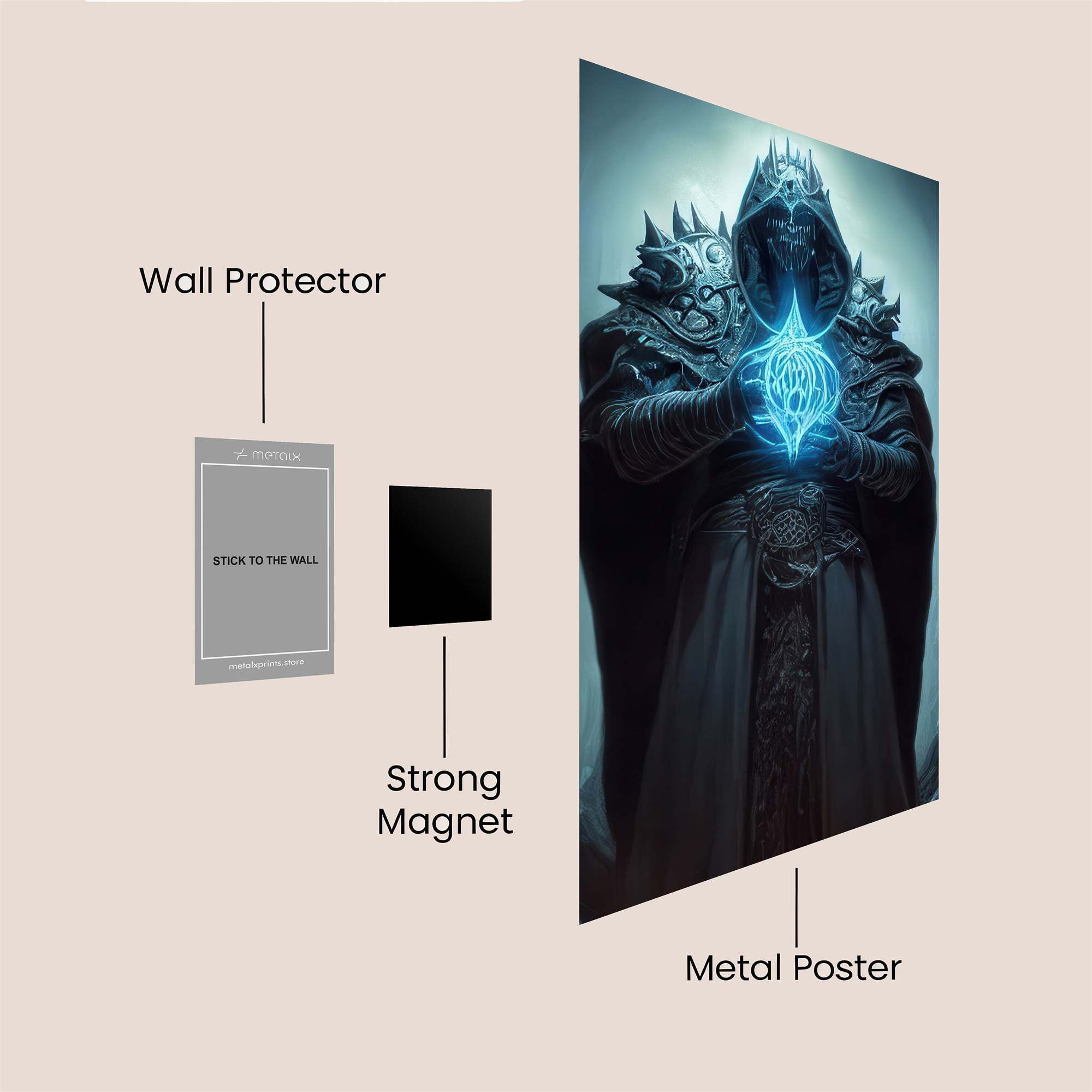Lich Enigma Safe Wall Magnetic / M