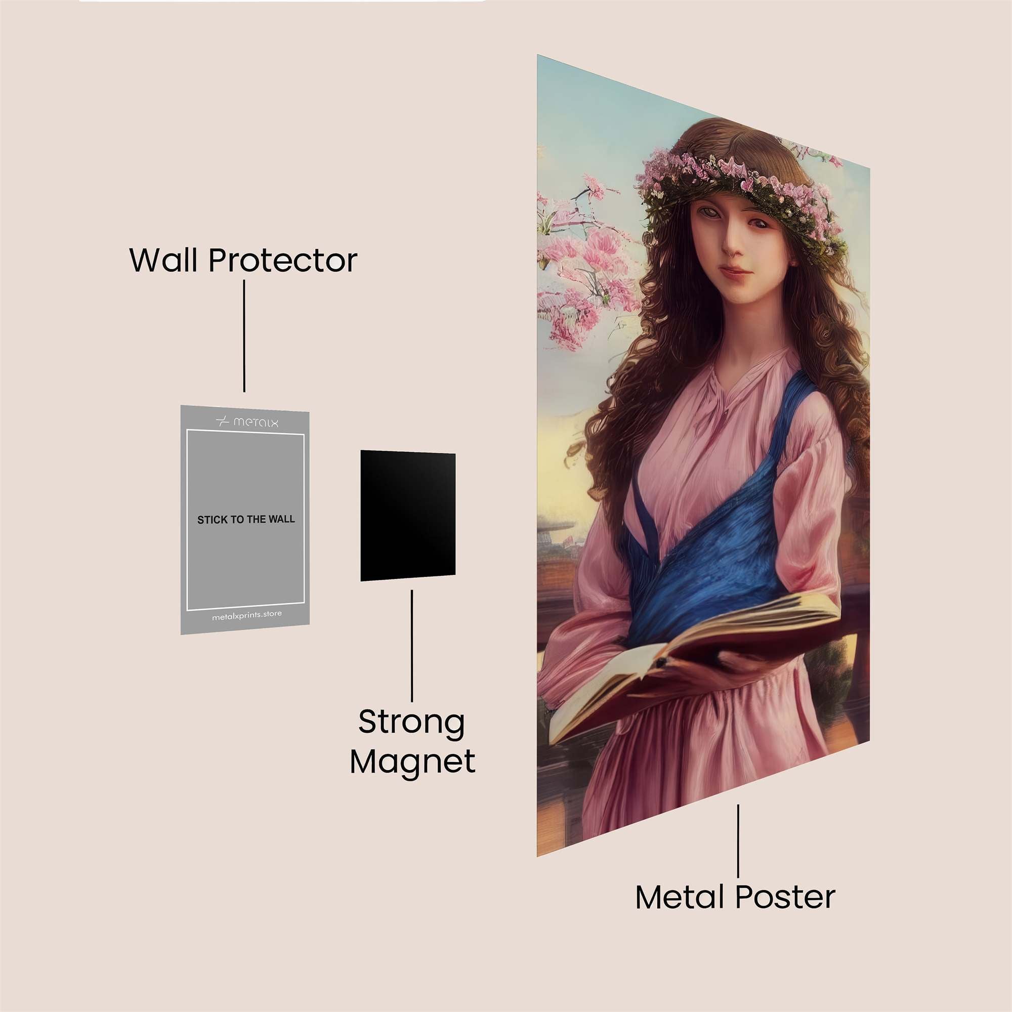 Blossom Serenity Safe Wall Magnetic / M