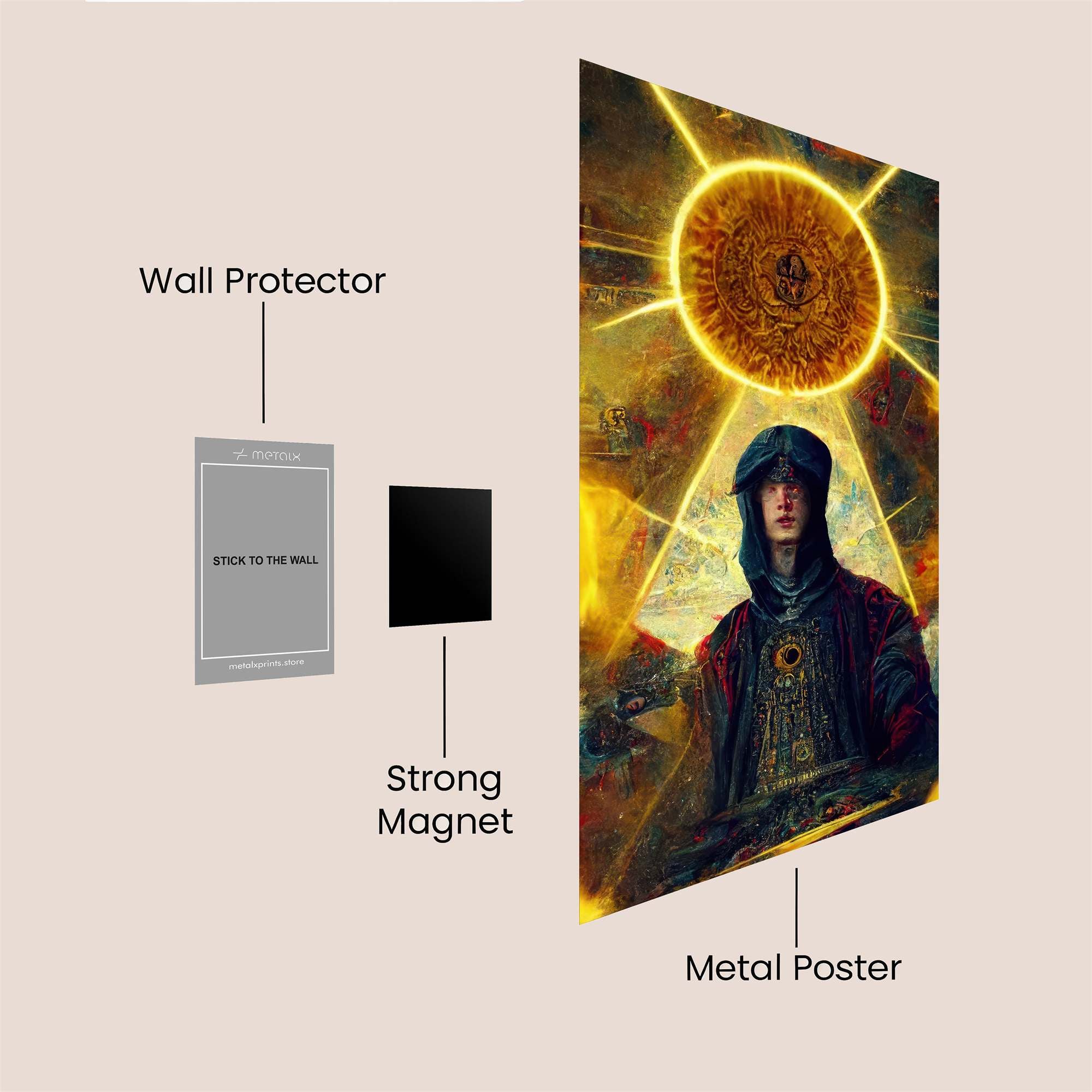Sun Enigma Safe Wall Magnetic / M